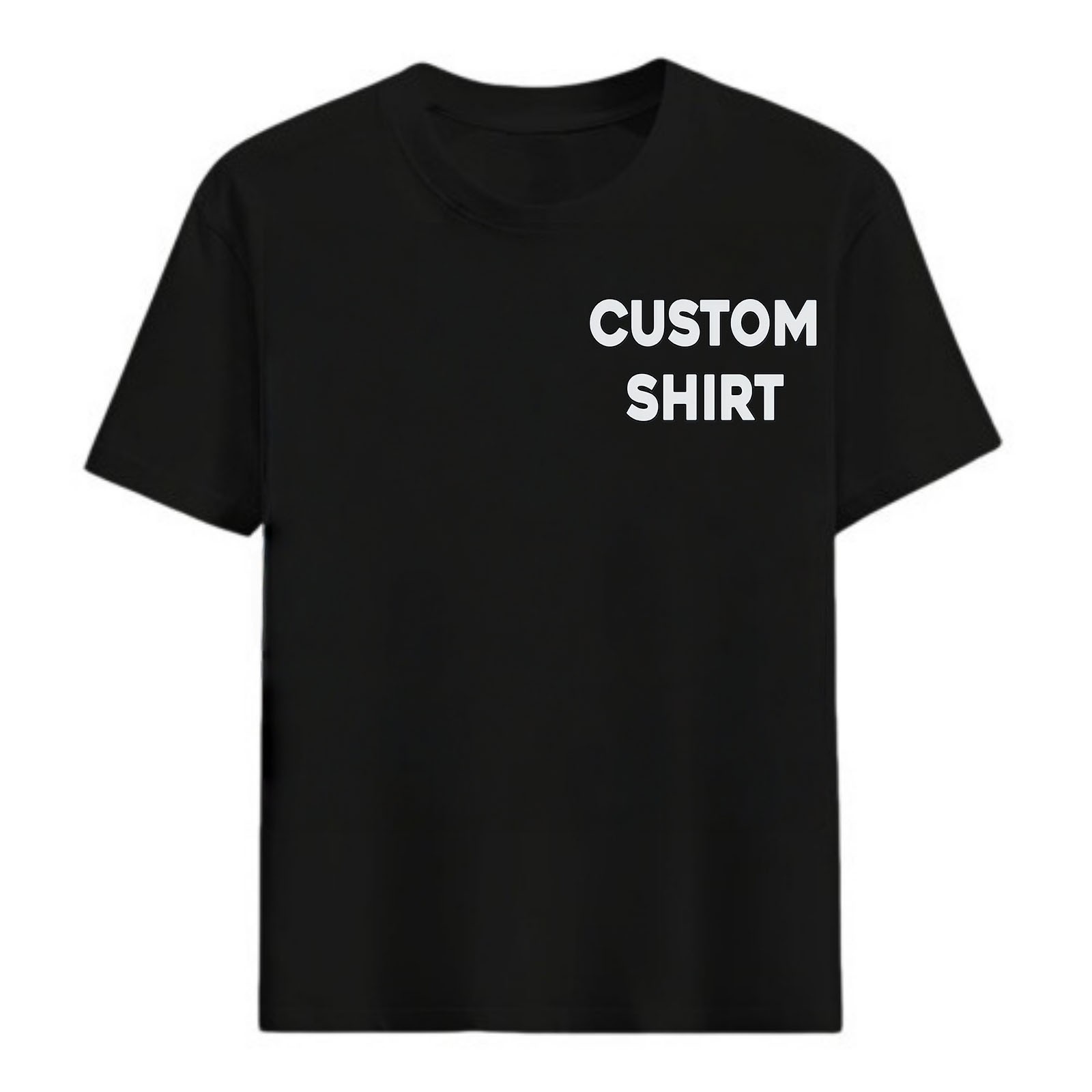 Custom Adult T-Shirt – Front & Back Print with Your Image – Personalized Design