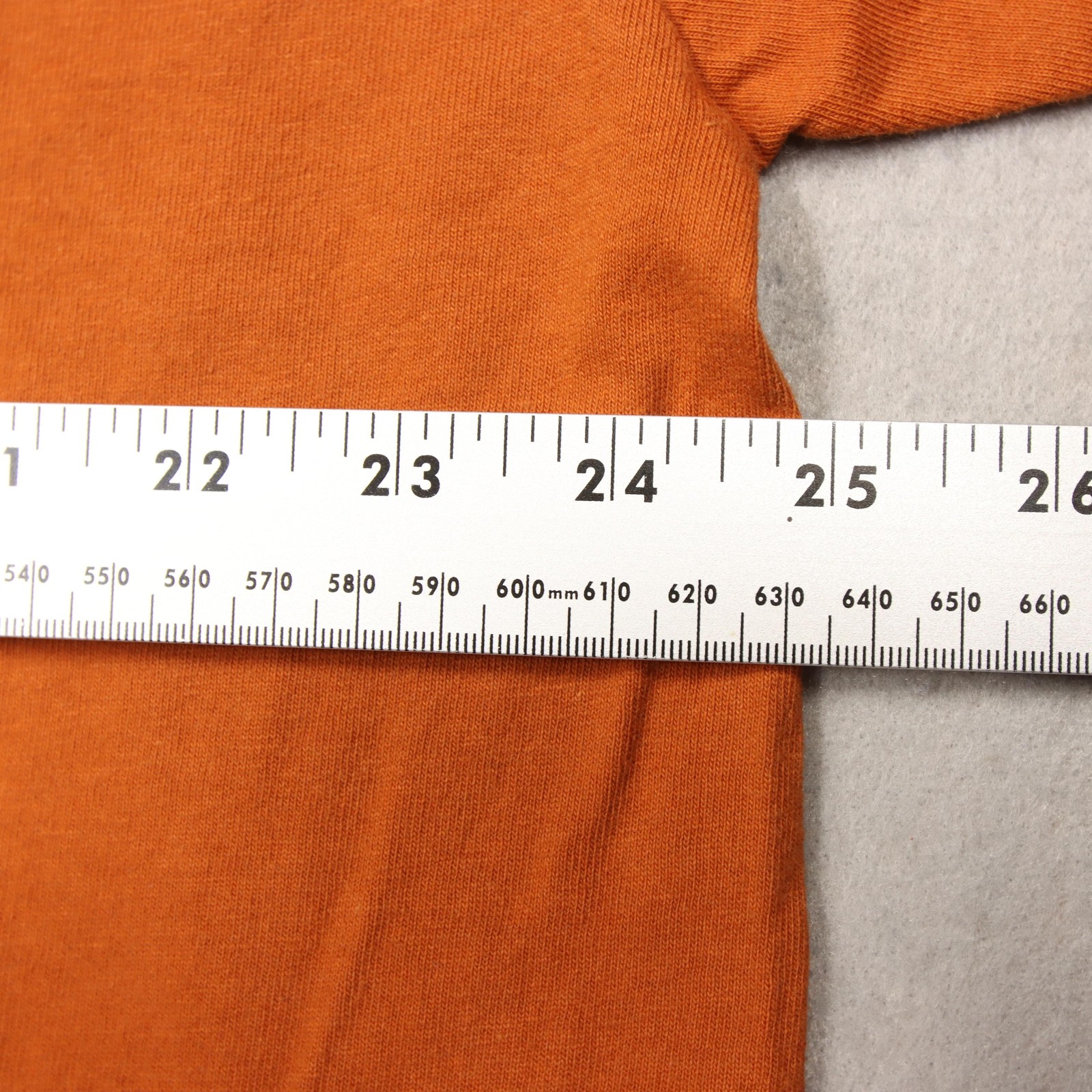 Nike Shirt Men Extra Large Dark Orange Long Sleeve Swoosh Logo Crewneck Athletic