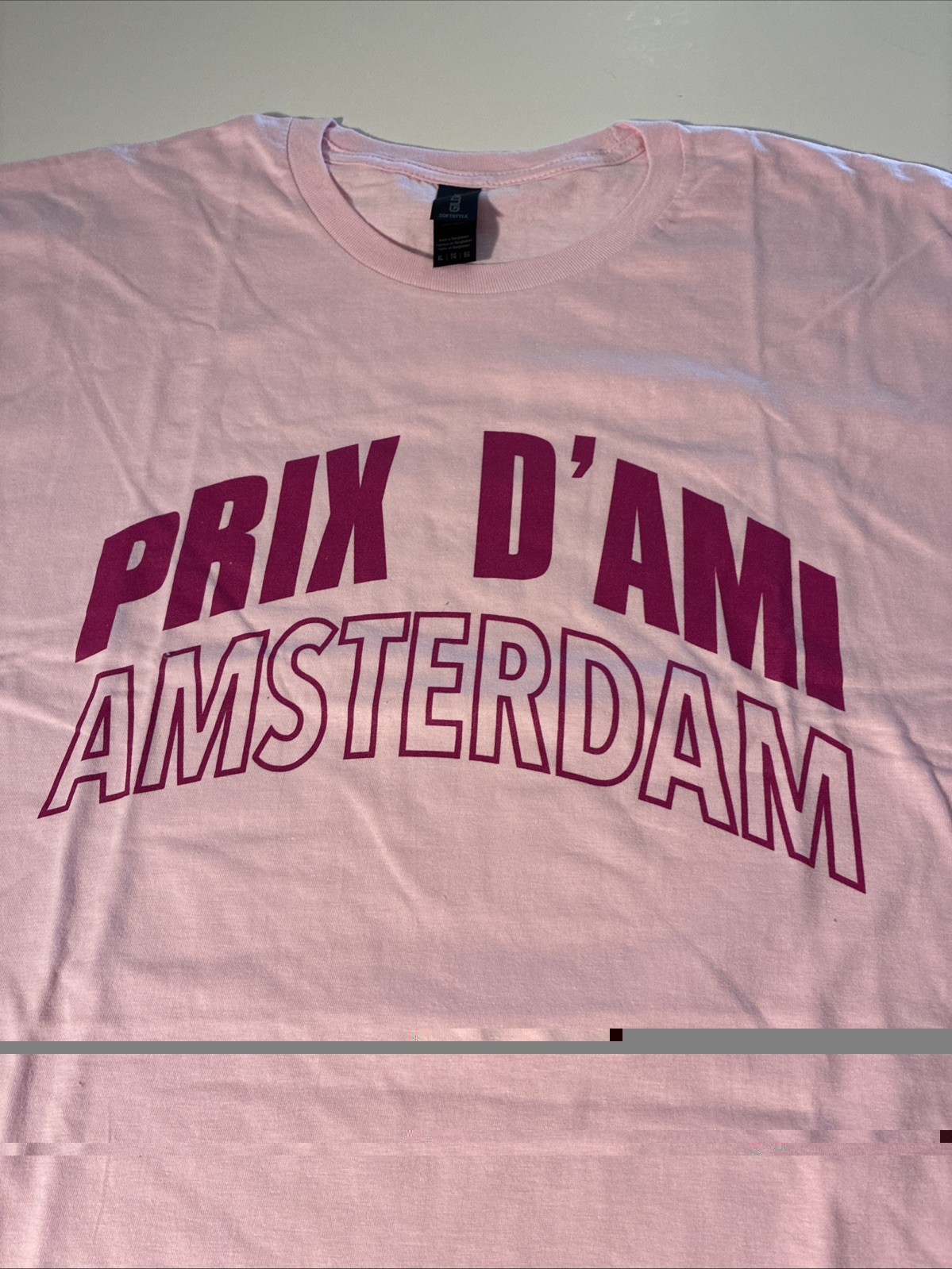 ✅NWT Prix D’ Ami Amsterdam🇳🇱Best Coffee Shop Size XL Pink Logo T-shirt