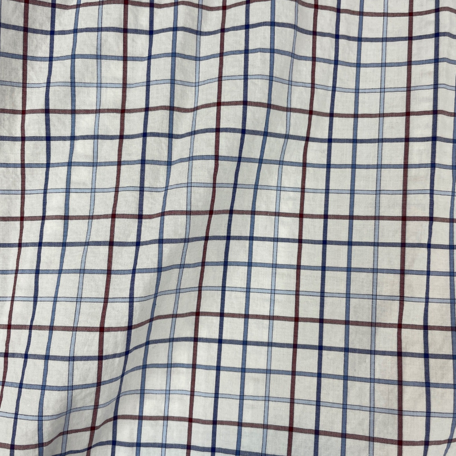 Roundtree & Yorke 3XB Plaid Button Down Long Sleeve Dress Shirt Men
