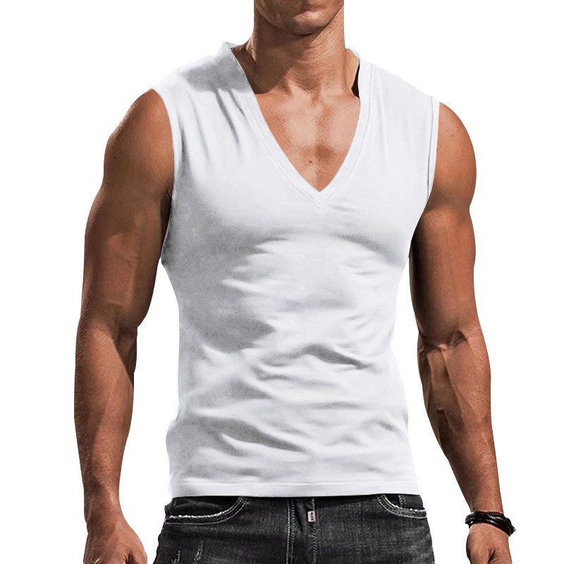 Summer Sleeveless V-Neck Minimalist Vest