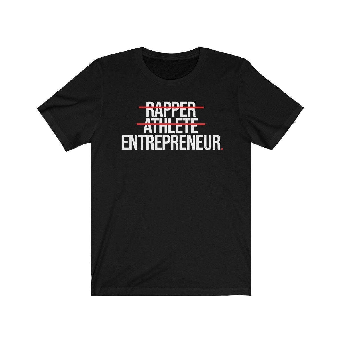 ENTREPRENEUR (t-shirt) – tee graphic statement – Black White Grey Red