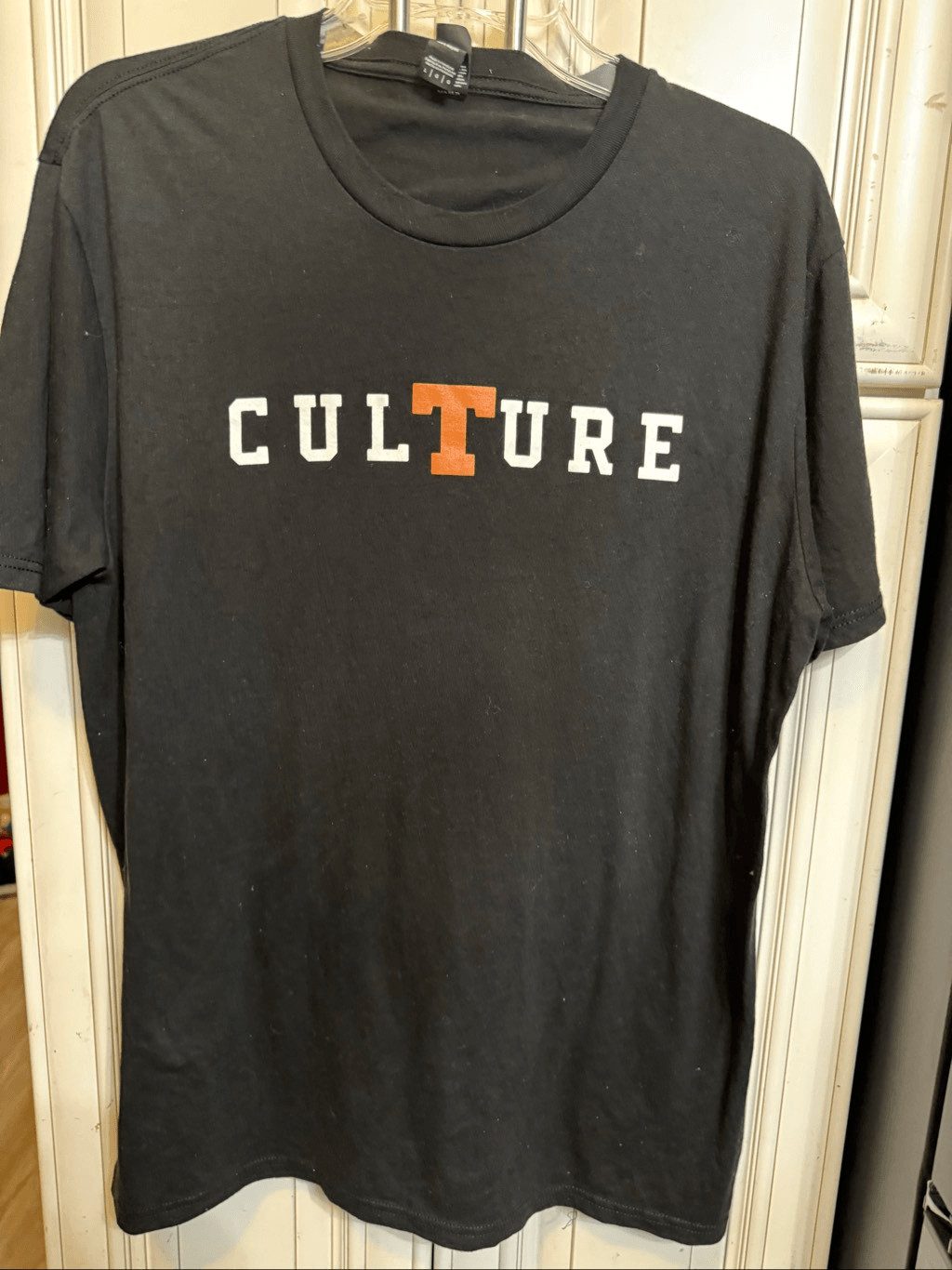 District Men’s Perfect Tri Culture Graphic Crew Neck Cotton Blend T-Shirt Large