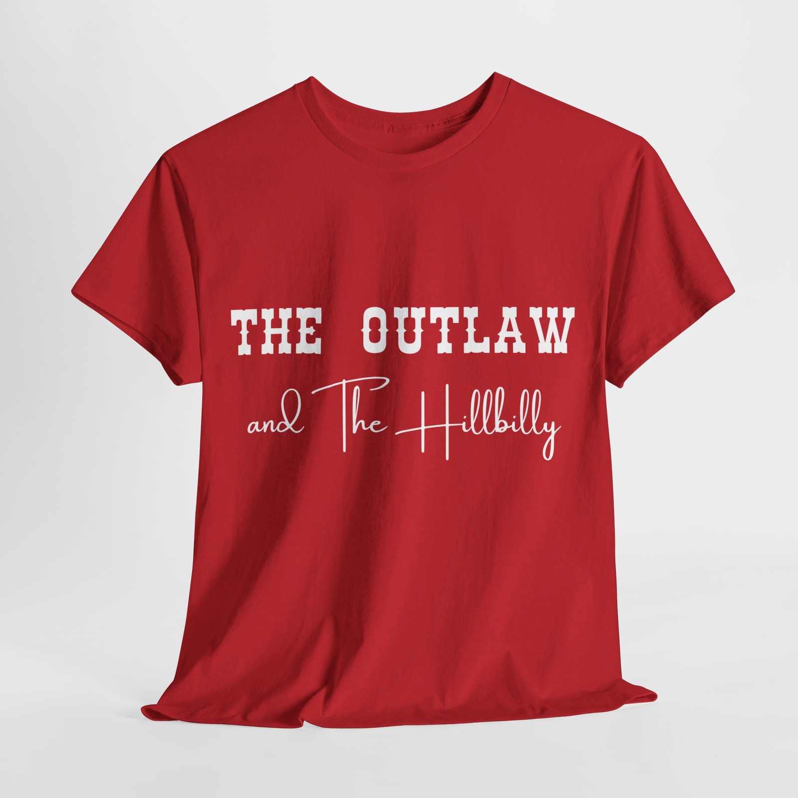 Outlaw and Hillbilly Unisex Heavy Cotton Tee