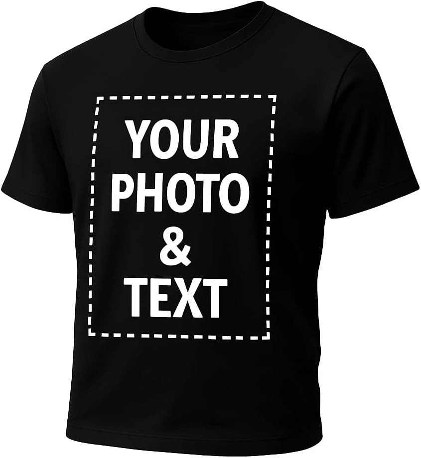 Dly Custom Photo Text Name Logo T-Shirt Best Friend Unique Birthday Gift