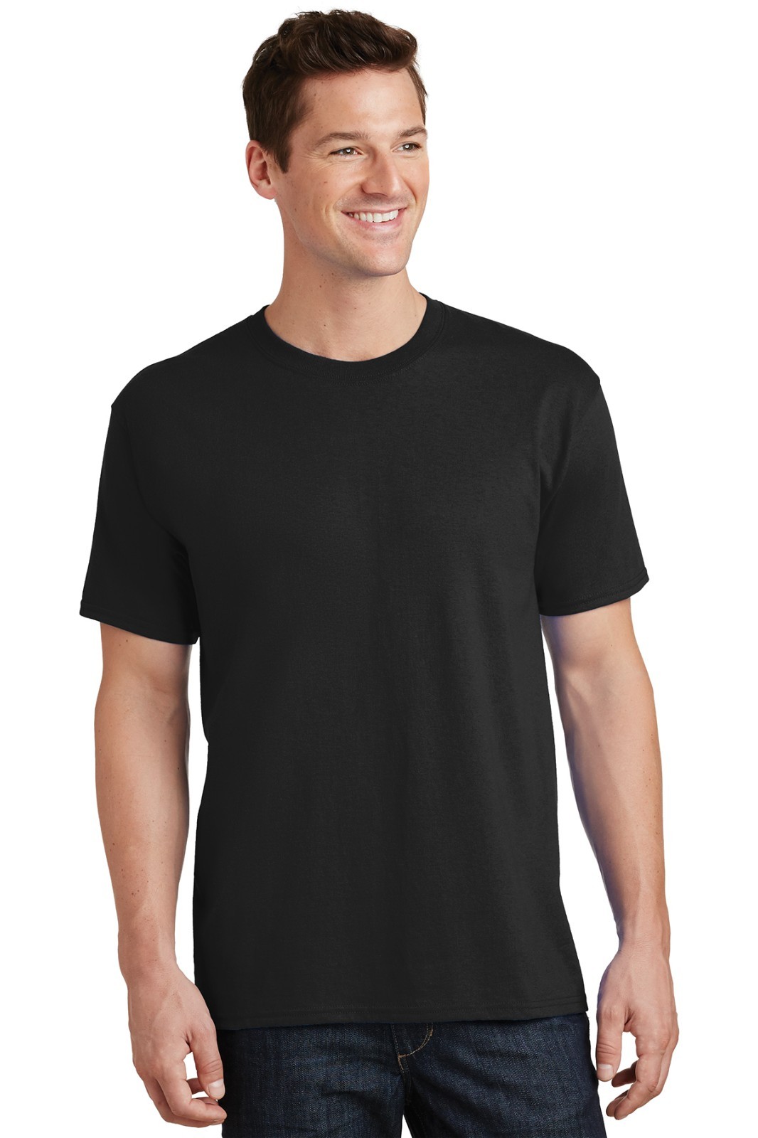 Men’s Big & Tall T-shirts Solid Colors Plain Short Sleeve Tall Tee Clothes Tops