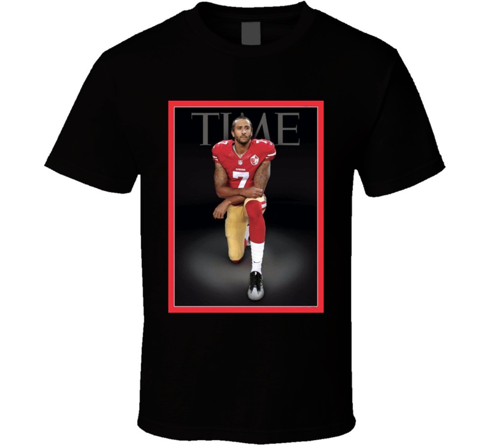 Colin Kaepernick United We Stand Time Magazine Cover T Shirt