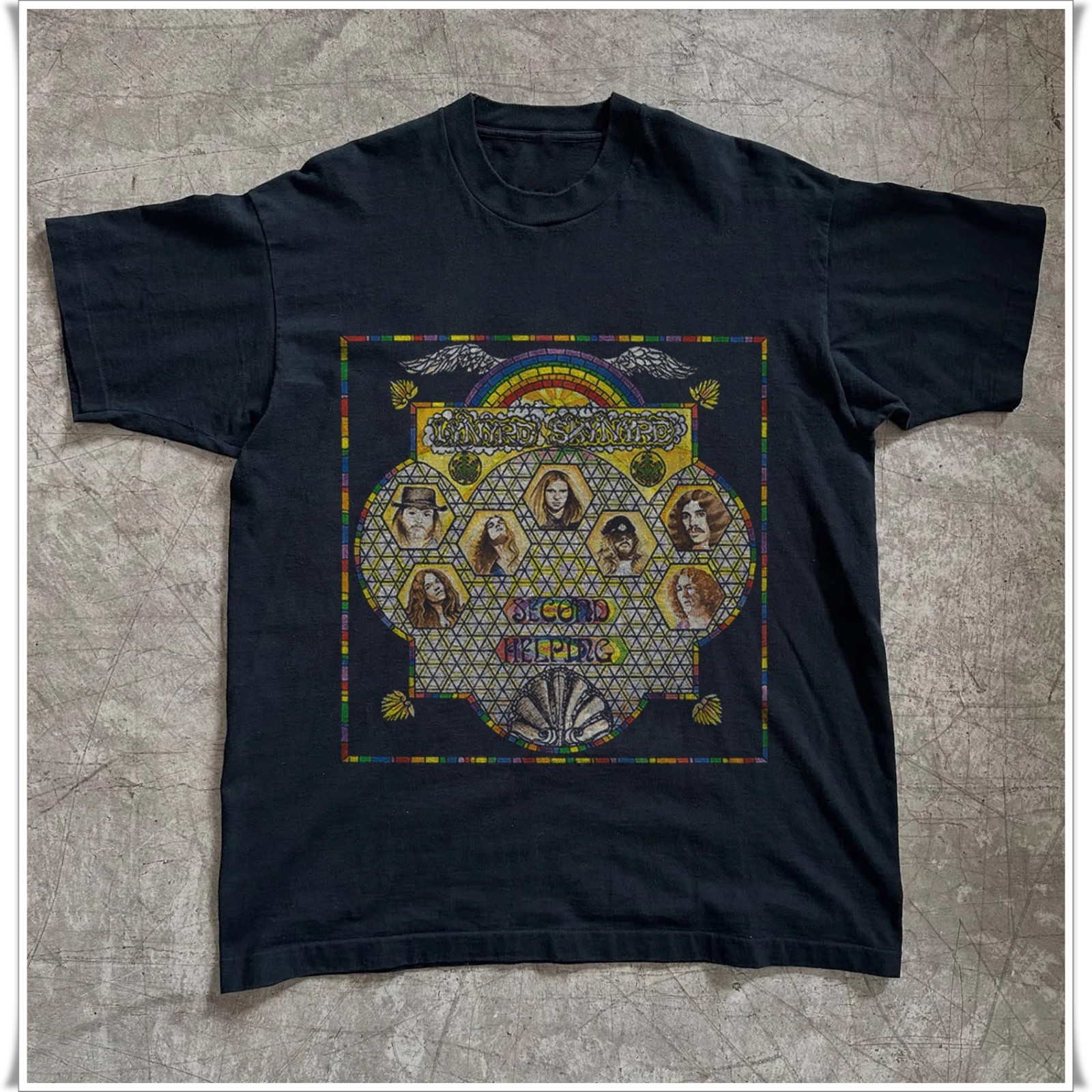 Vintage Lynyrd Skynyrd Second Helping T-shirt, Unisex Black T-shirt, Size S-5XL