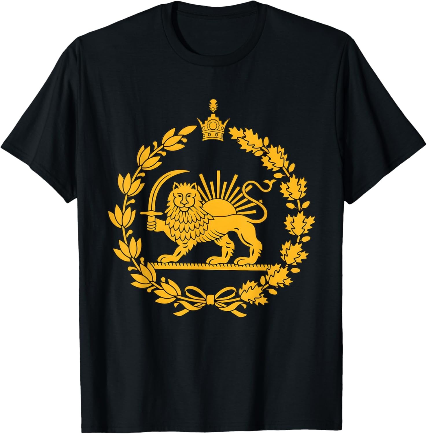 Lion and Sun Iran Persian Flag Iran Shir o Khorshid Graphic unisex T-Shirt