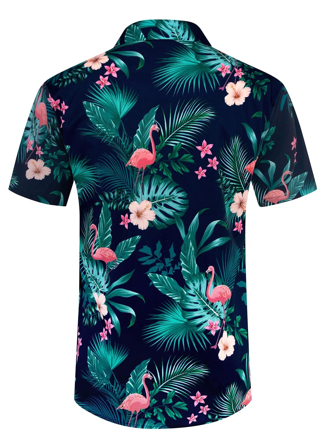 Mens Hawaiian Shirt Short Sleeve Button Down Funny Tropical Beach Summer Tops