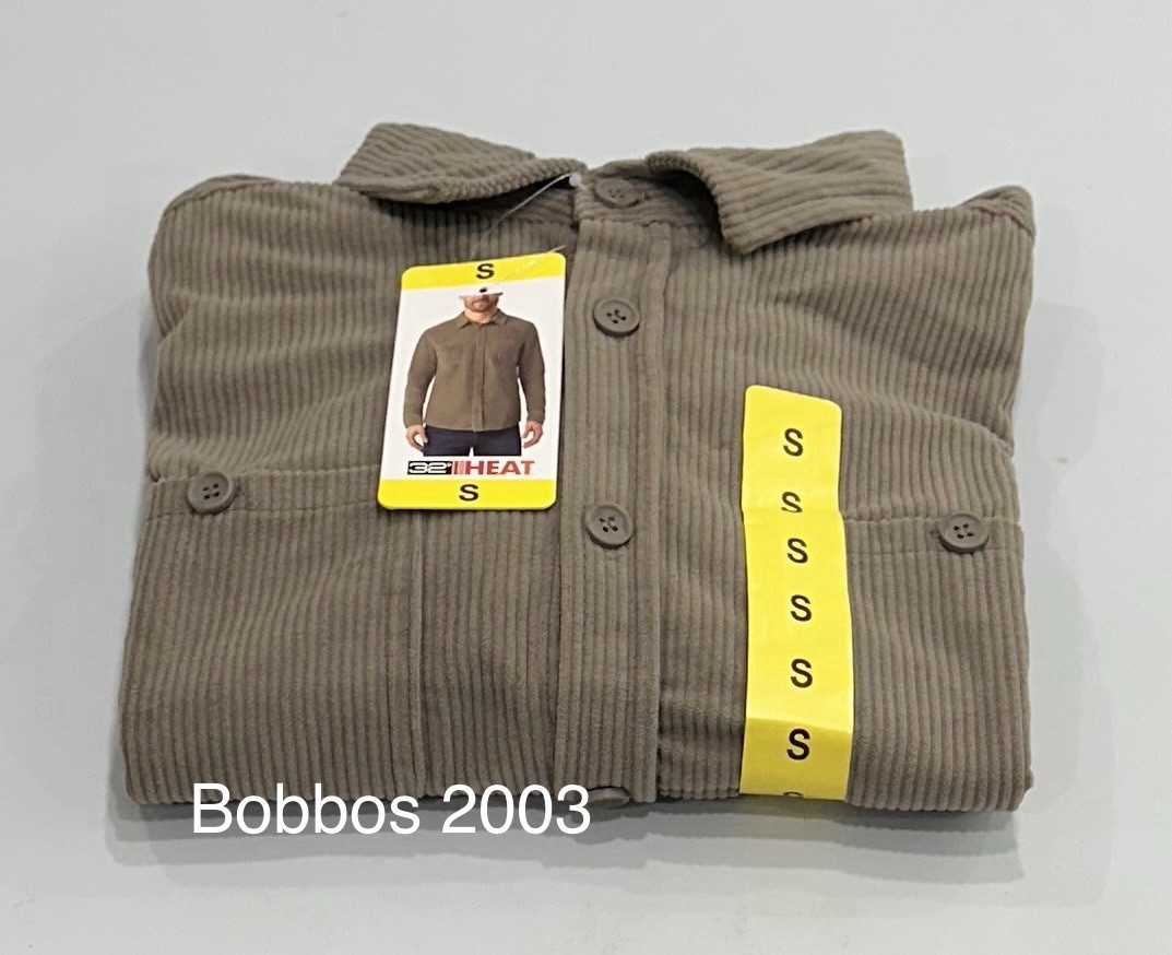 32 Degrees Heat Men’s Chest Pocket Button-Up Shirt, Tan, Size S