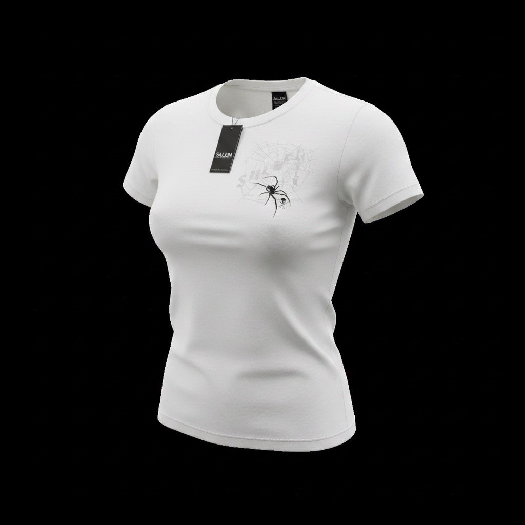 Sullen Art Spider Mens Womens Tee, White Large New With Tags