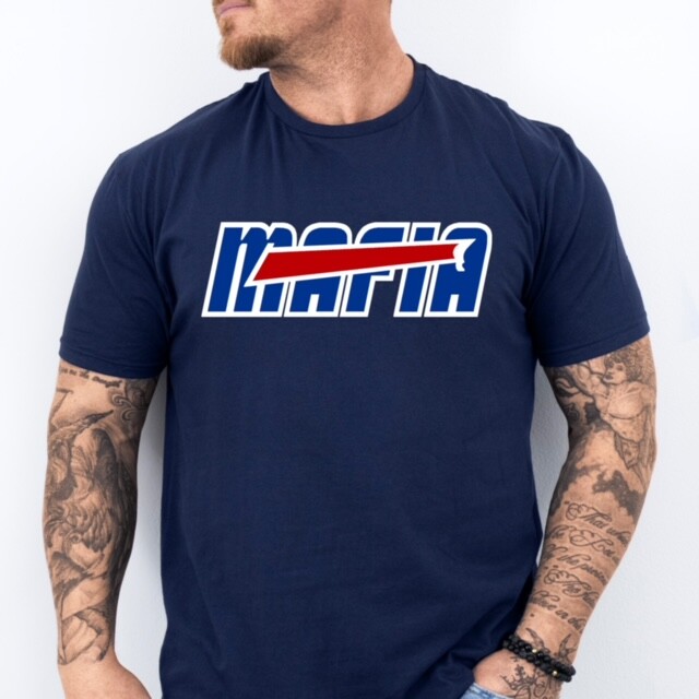 MAFIA | Buffalo Football themed Pre-Shrunk Ring Spun Cotton T-Shirt