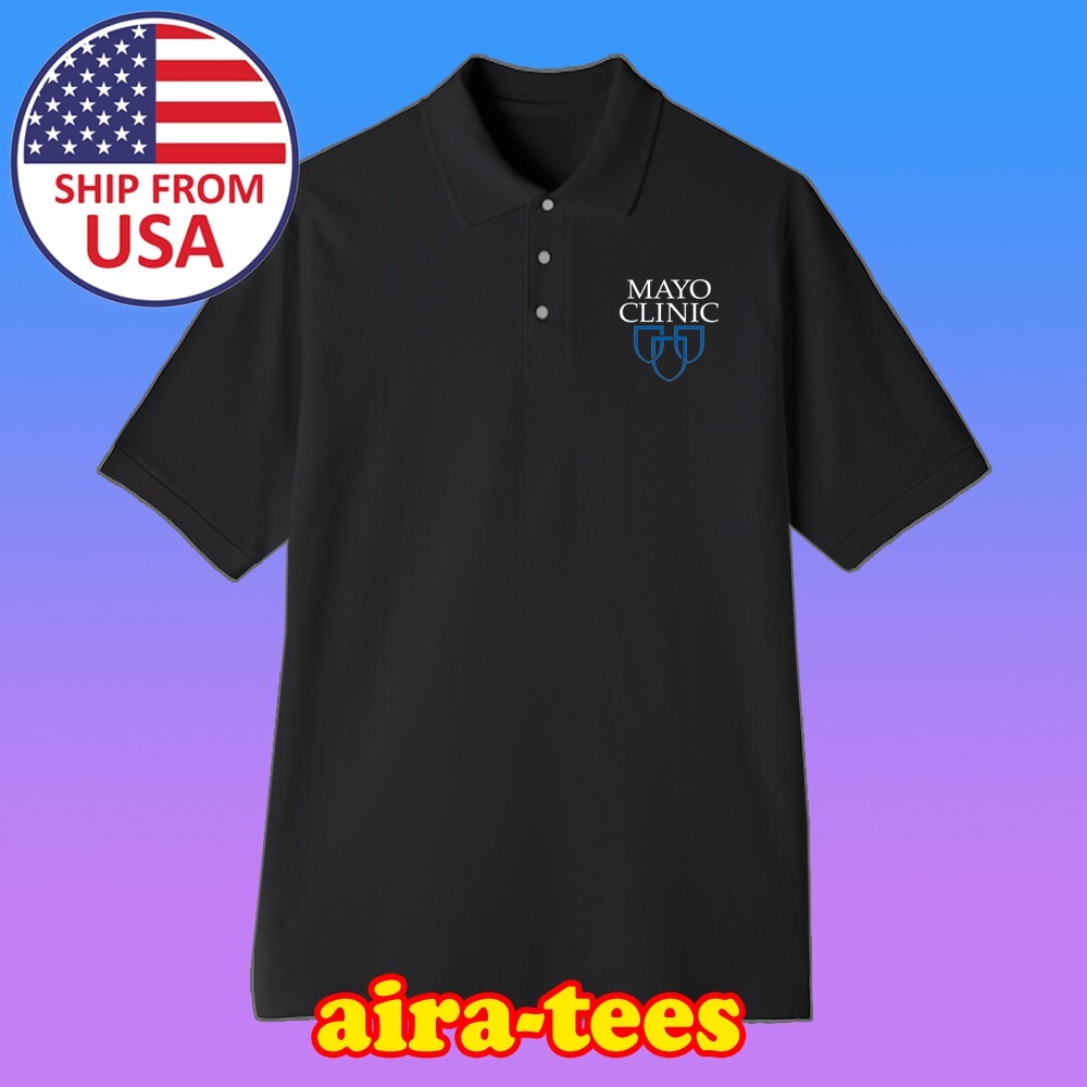 Mayo Clinic Health System Men’s Printed Black Size S-3XL