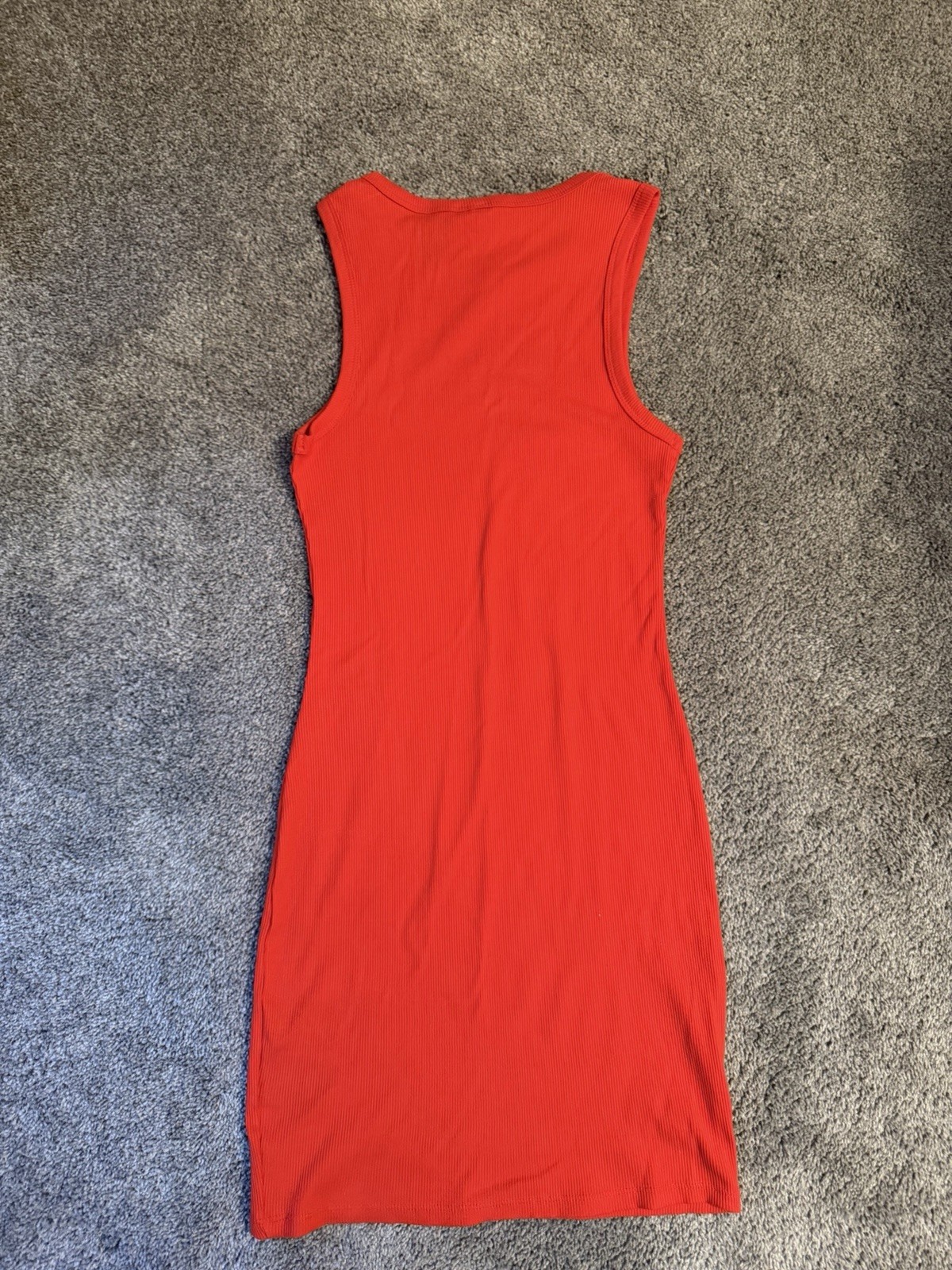 H&M Men’s Bright Orange 25% Recycled Cotton A-shirt Tank Top Size Medium BNWT