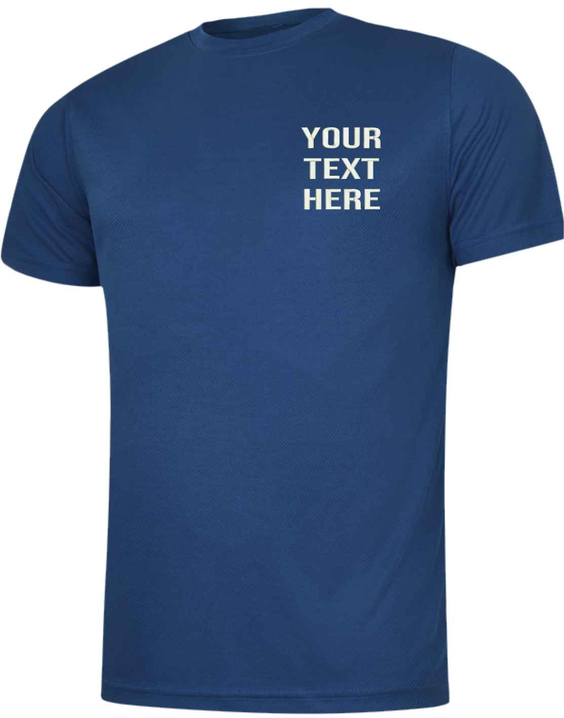 Personalised Text Embroidered Uneek UC315 Men’s Ultra Cool T Shirt