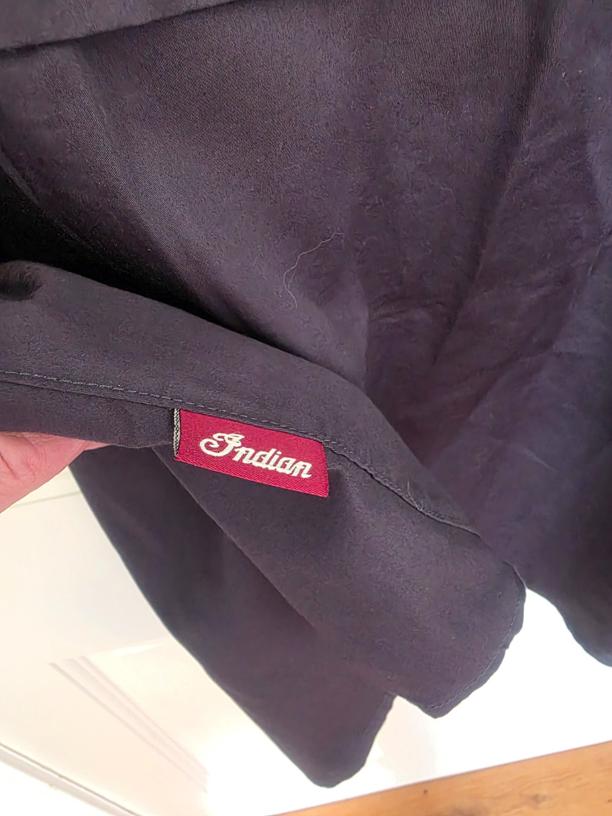 NWT Indian Motorcycle Mens Black Vented Shirt Work Shop Riding Size L XL 2XL 3XL