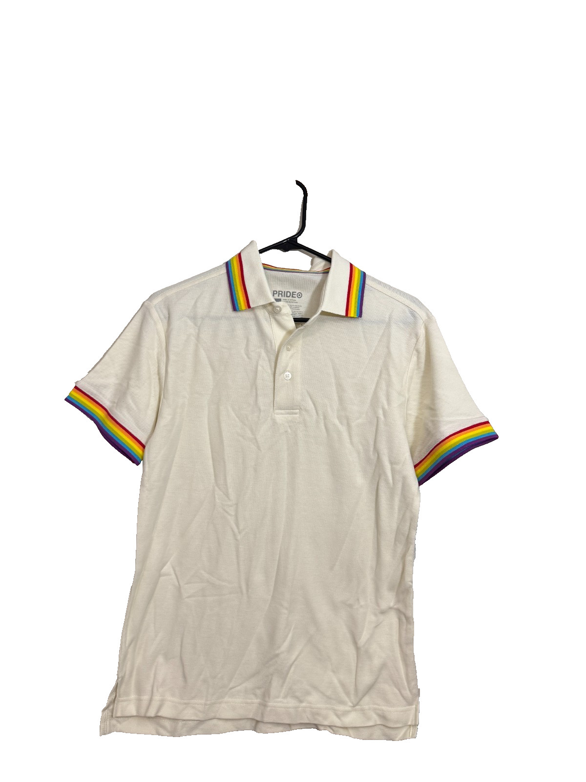 Target Pride Adult Collared Rainbow Shirt, NWT, Extra Small, XS