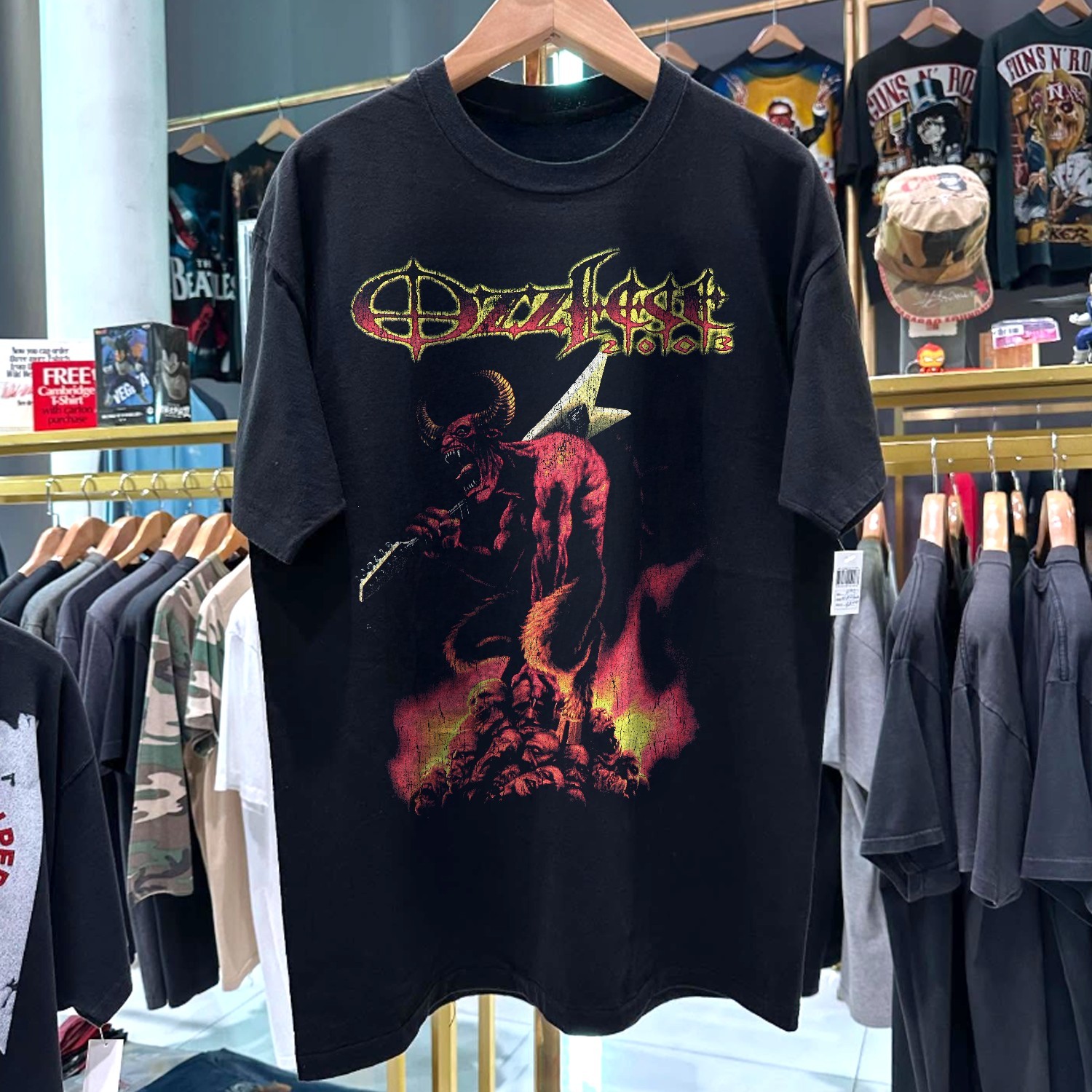 2003 Ozzfest Inferno Classic T-Shirt Black XL