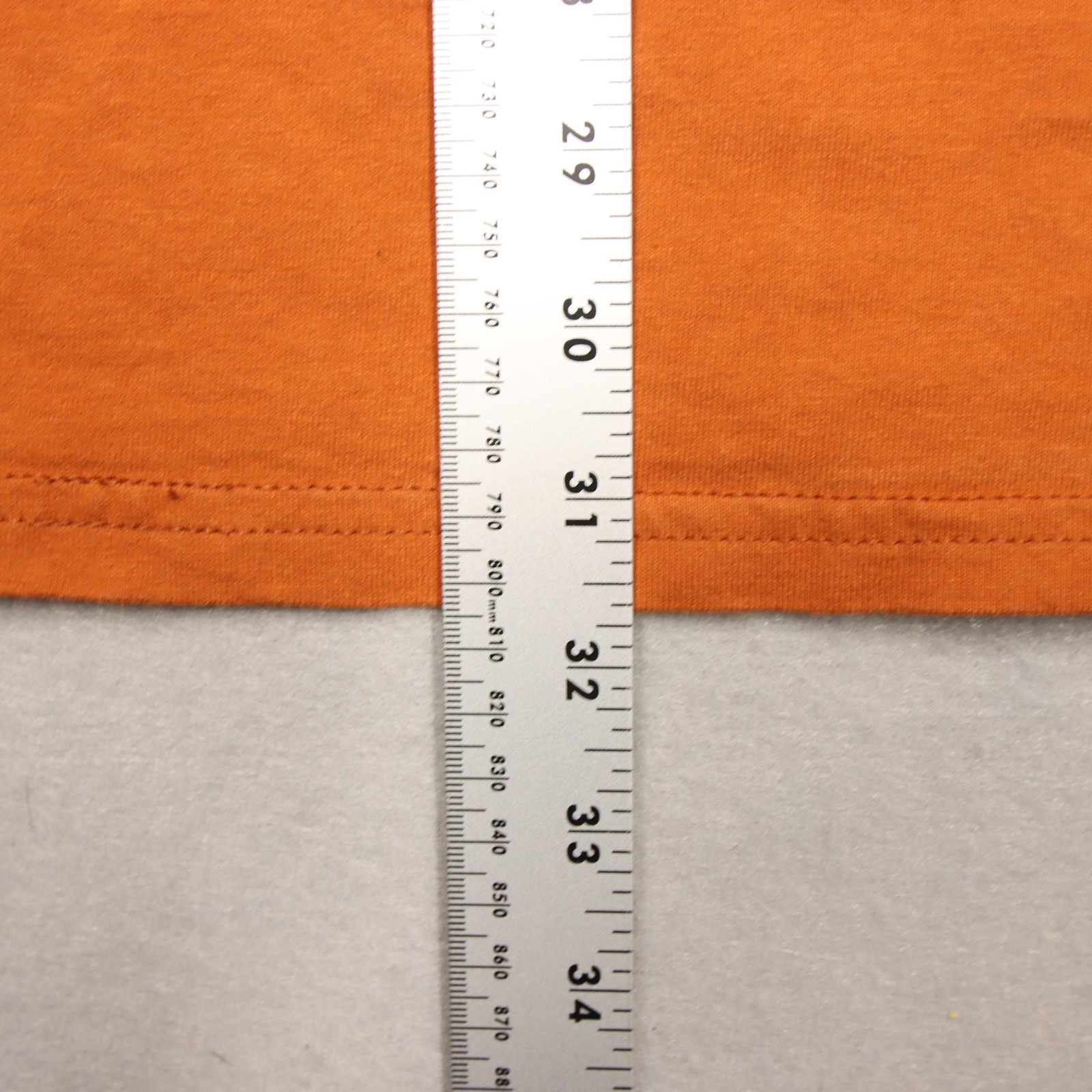 Nike Shirt Men Extra Large Dark Orange Long Sleeve Swoosh Logo Crewneck Athletic