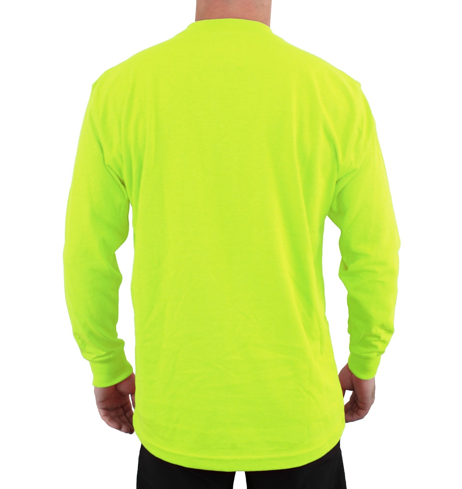 Dickies Men’s High Visibility Long Sleeve Tee Big & Tall Long Length, Cool & Dry