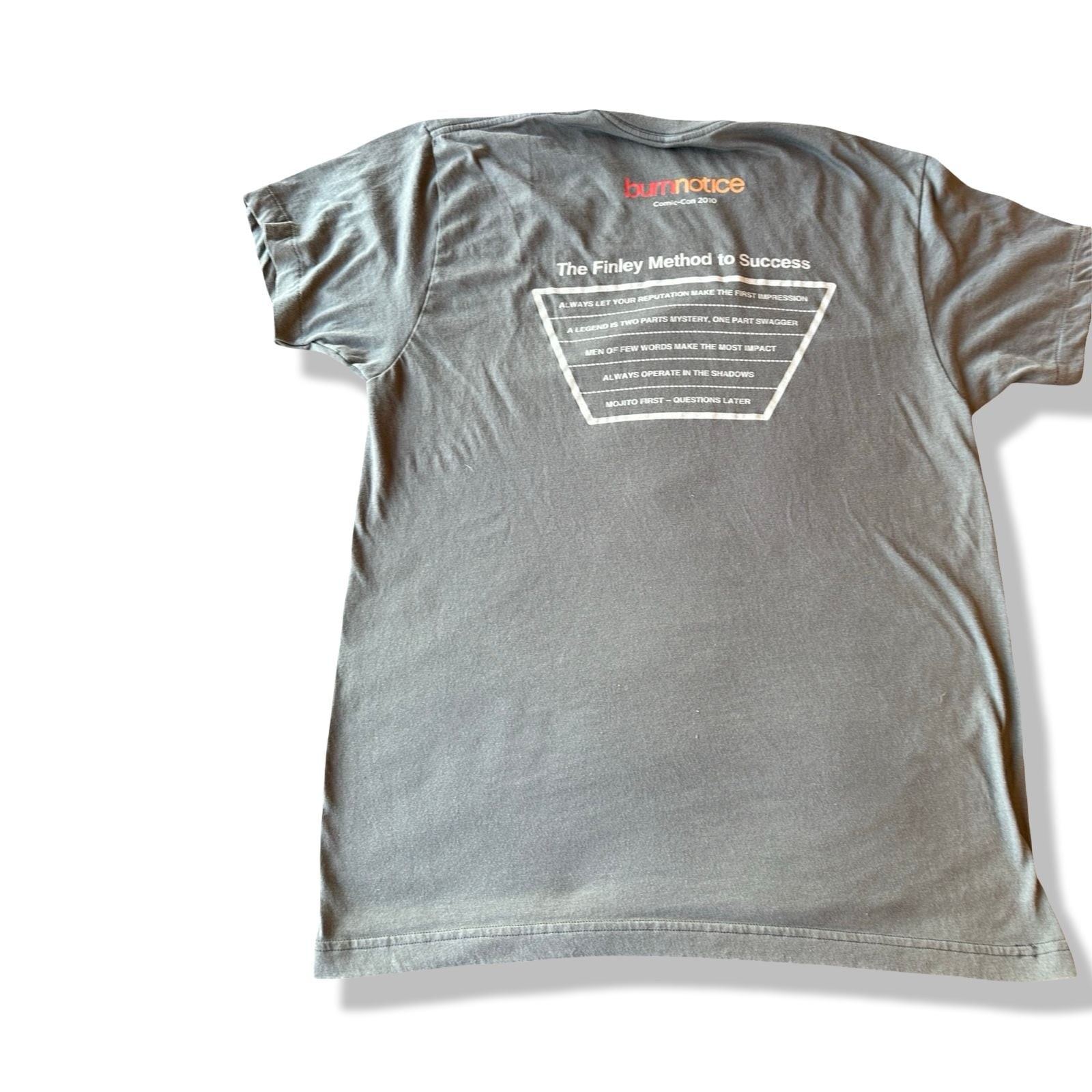 Burn Notice Comic-Con 2010 The Finley Method to Success T-Shirt