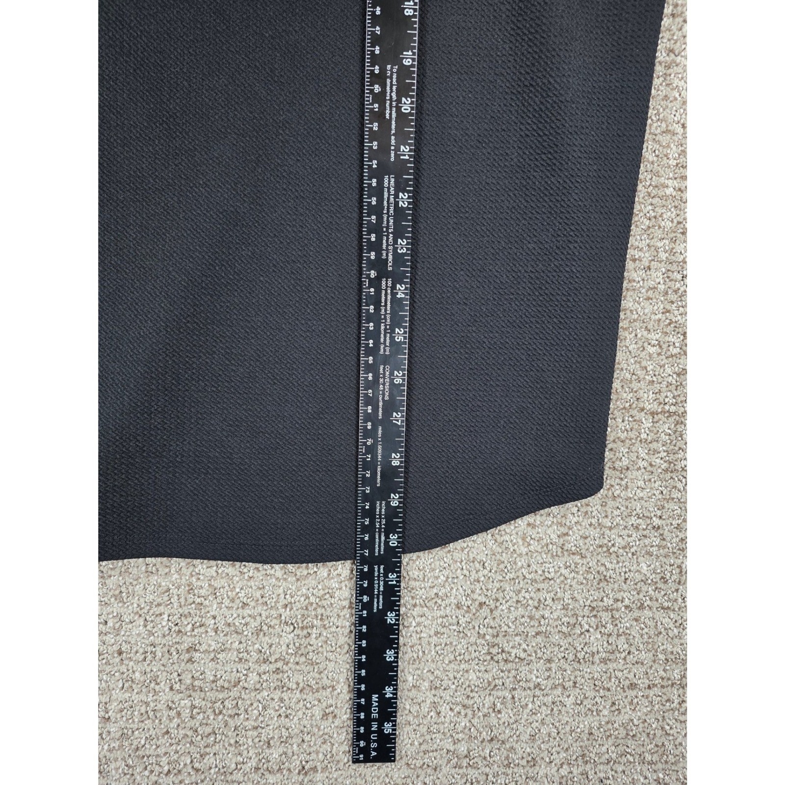 One Bone Mens XL Textured Short Sleeve Crew Neck T-Shirt Black Scoop Hem
