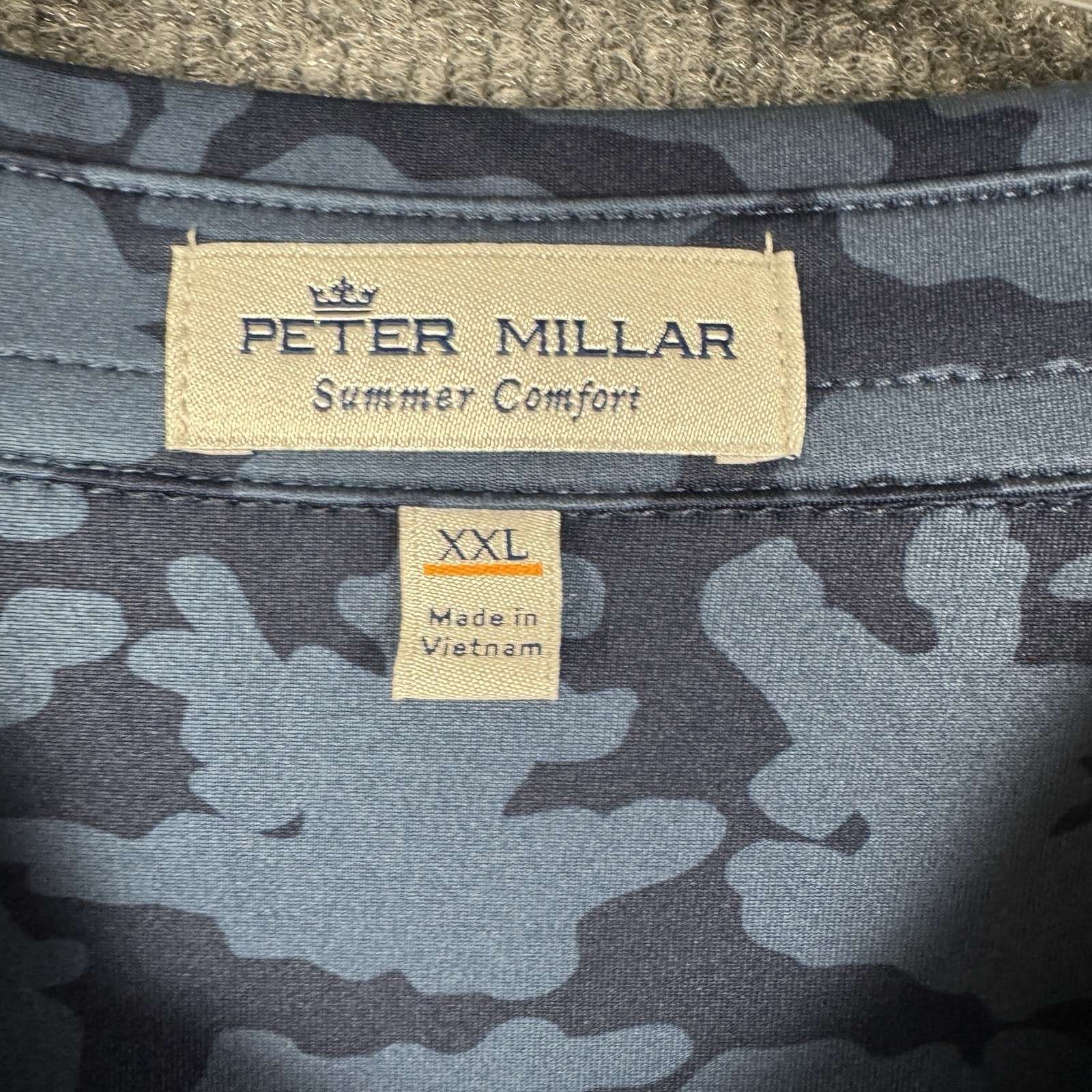Peter Millar Summer Comfort Performance XXL Tropical Camo Swag Golf Skull New