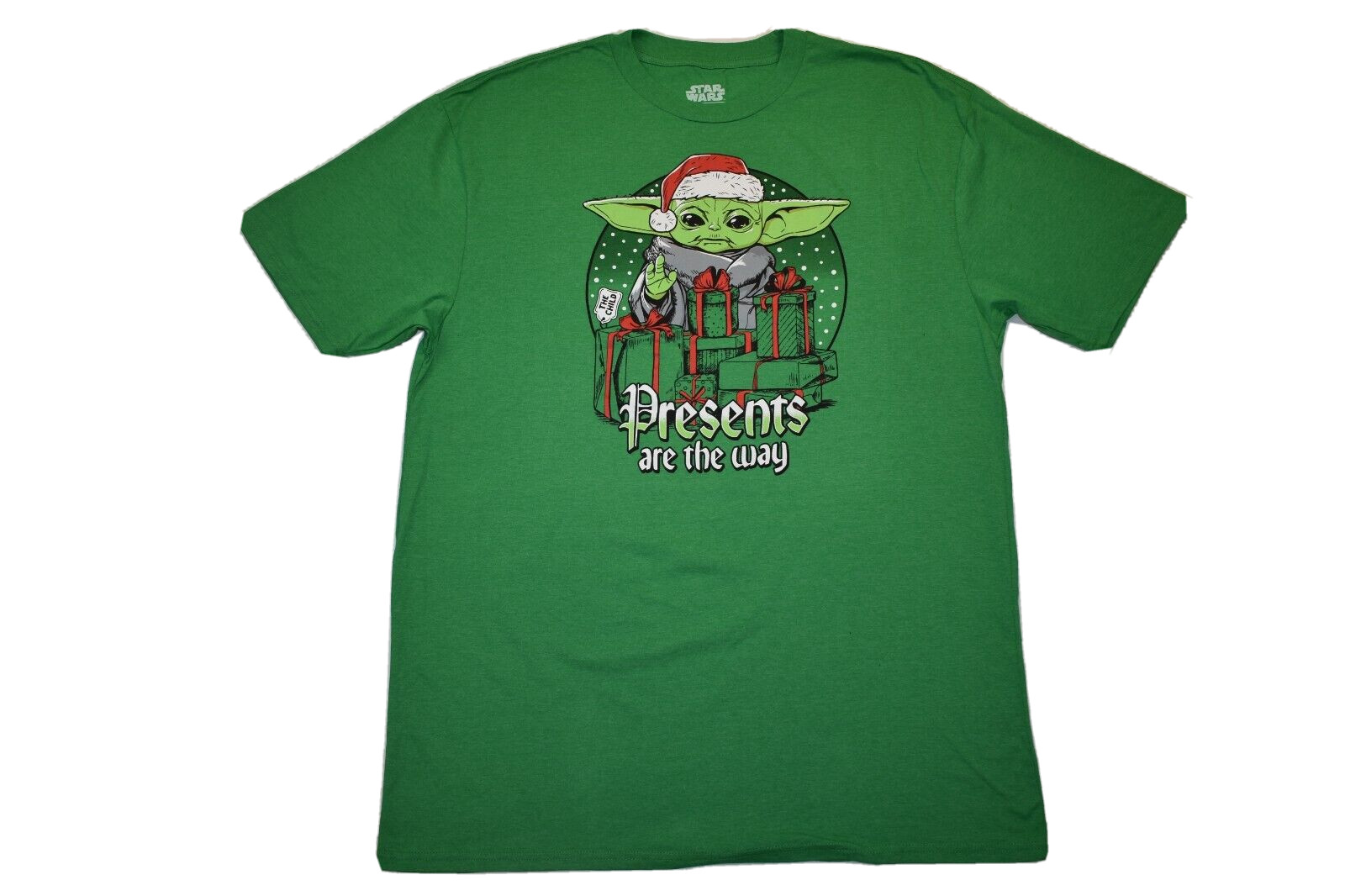 Star Wars Mens Big & Tall Grogu Presents Are On The Way Shirt New LT, 2XLT, 3XLT