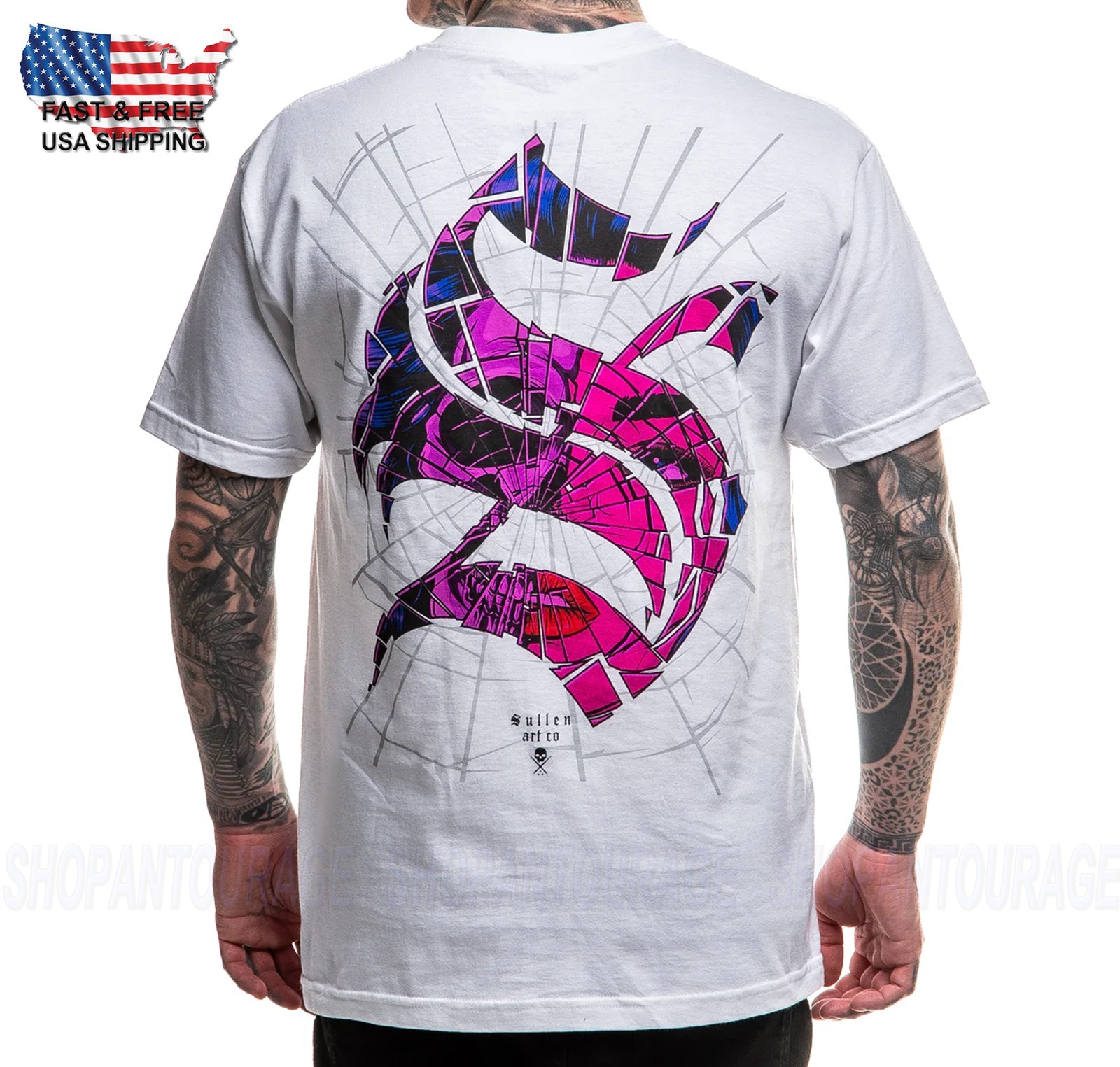 Sullen Art Collective Shattered Standard Fit SCM7990 Short Sleeve Men`s T-shirt