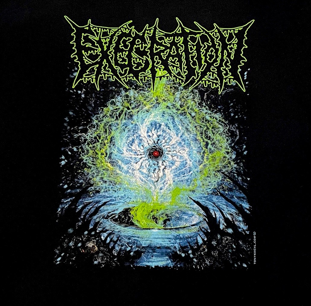 Execration -The Acceptance of Zero Existence XL T Shirt. Lobotomized. Diskord