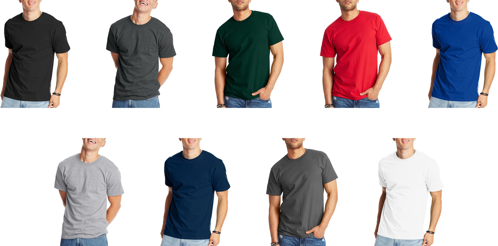 Hanes Beefy-T Adult Short Sleeve Crewneck T-Shirt