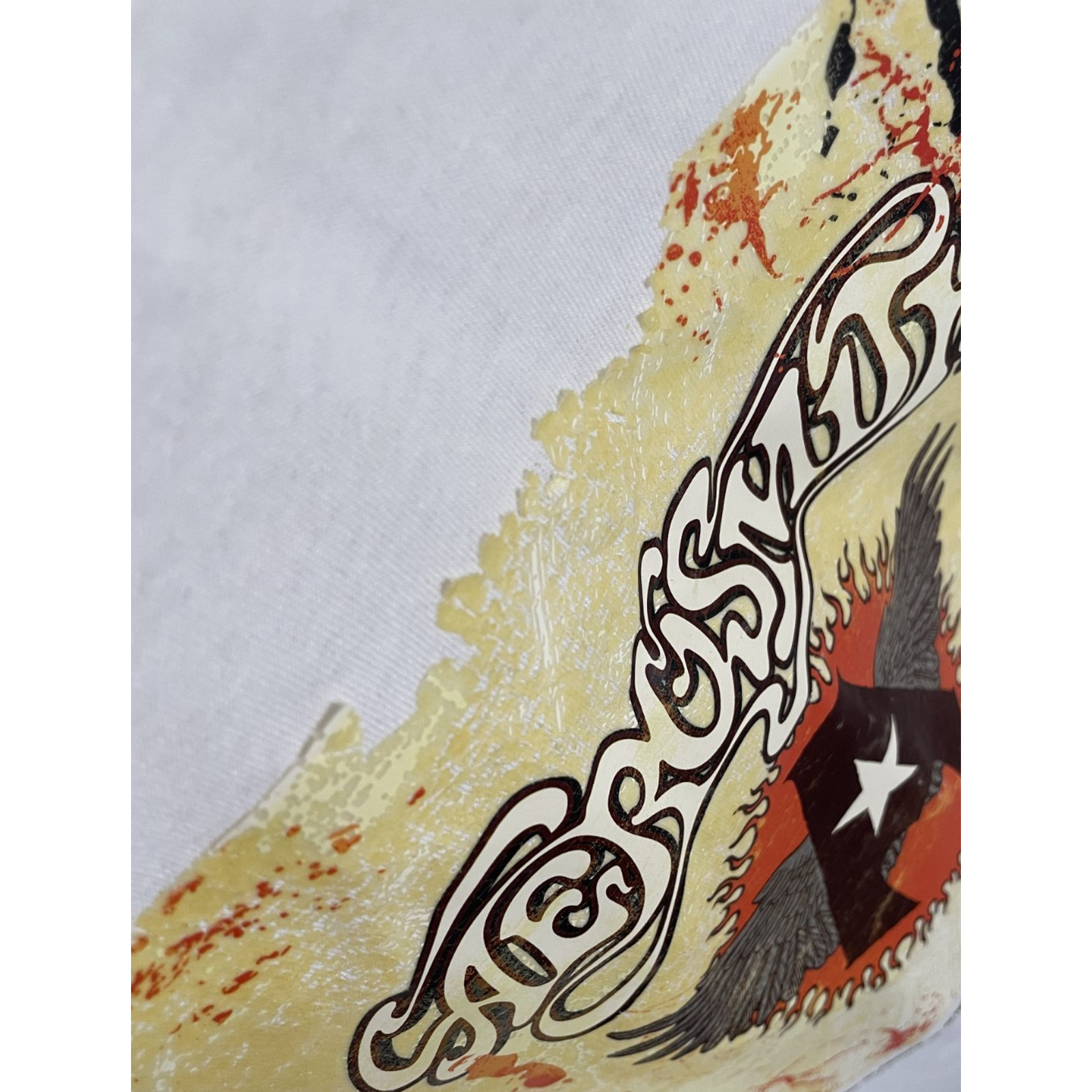 Aerosmith Get Your Wings Metal Hard Rock Band T-Shirt White – L