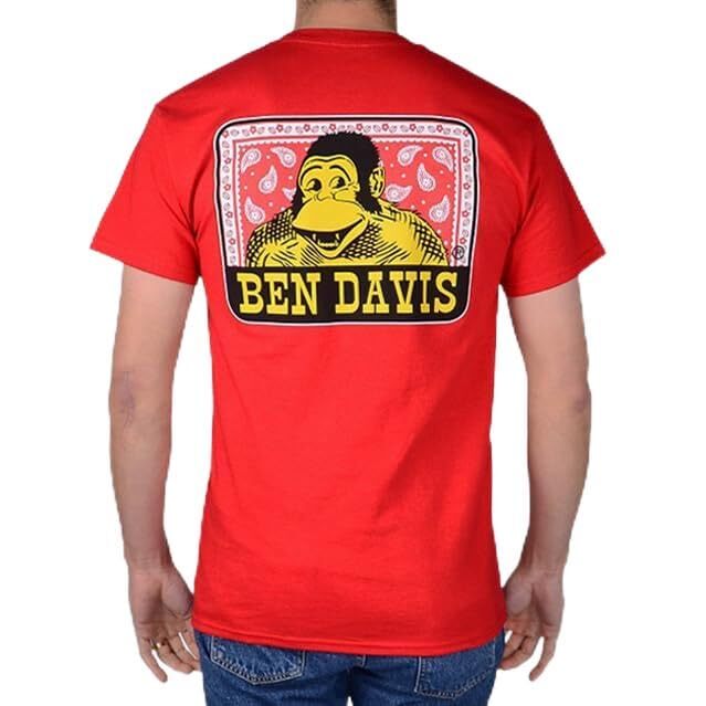 Ben Davis Men’s T-Shirt Short Sleeve Crew Neck Paisley Graphic Logo Shirt