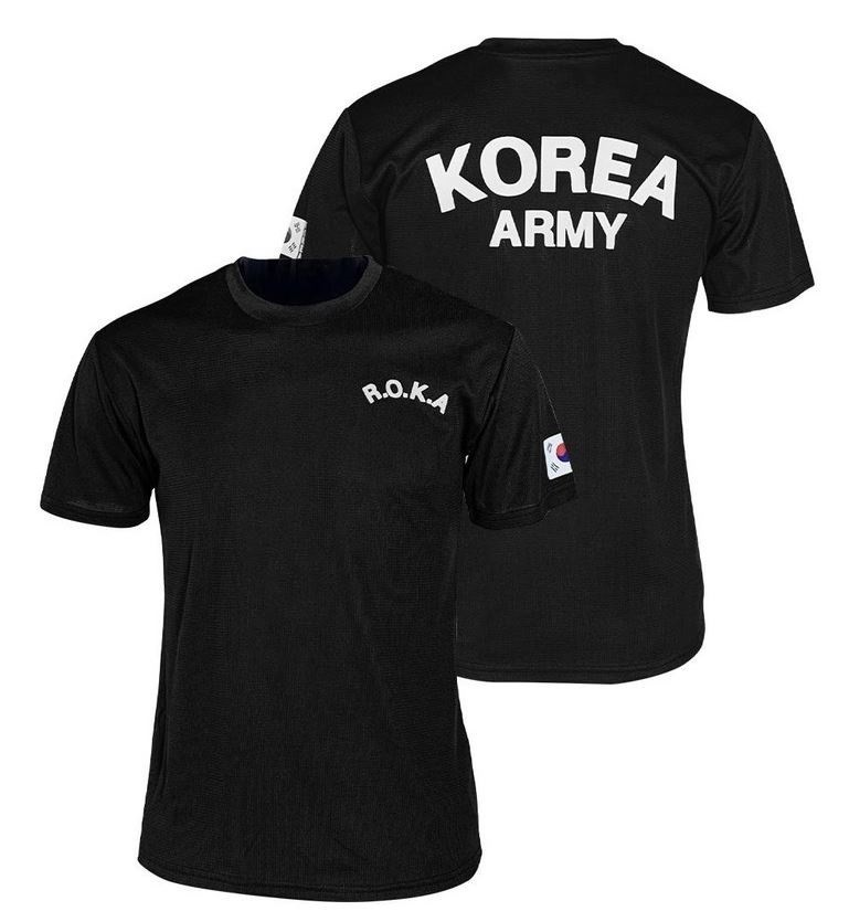 Korean Army ROKA Military Gym Training T-Shirt (6Color)