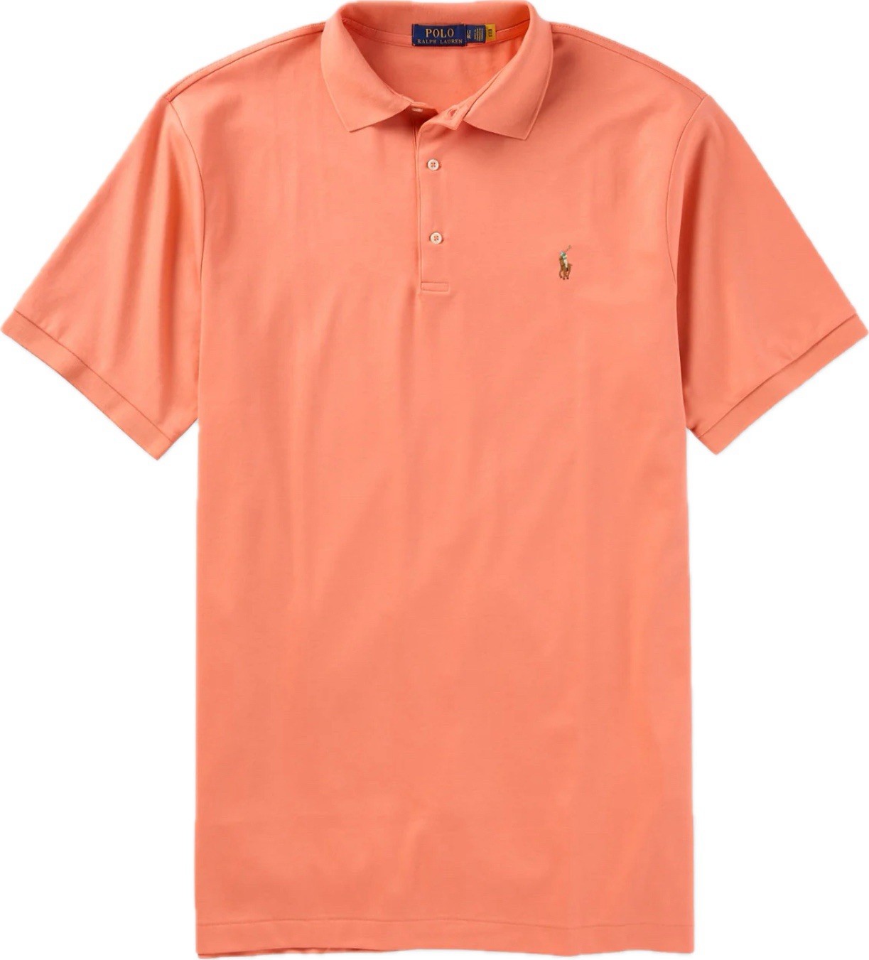 Polo Ralph Lauren Mens 3LT 3XLT Classic Fit Soft Cotton S/S Shirt Orange Heather