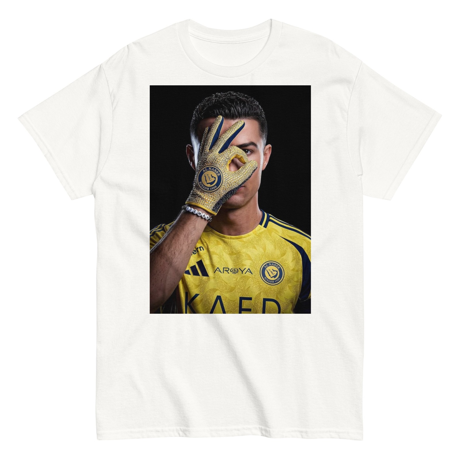 Cristiano Ronaldo ICEMAN Al-nassr Vintage Graphic Unisex Streetwear T-Shirt