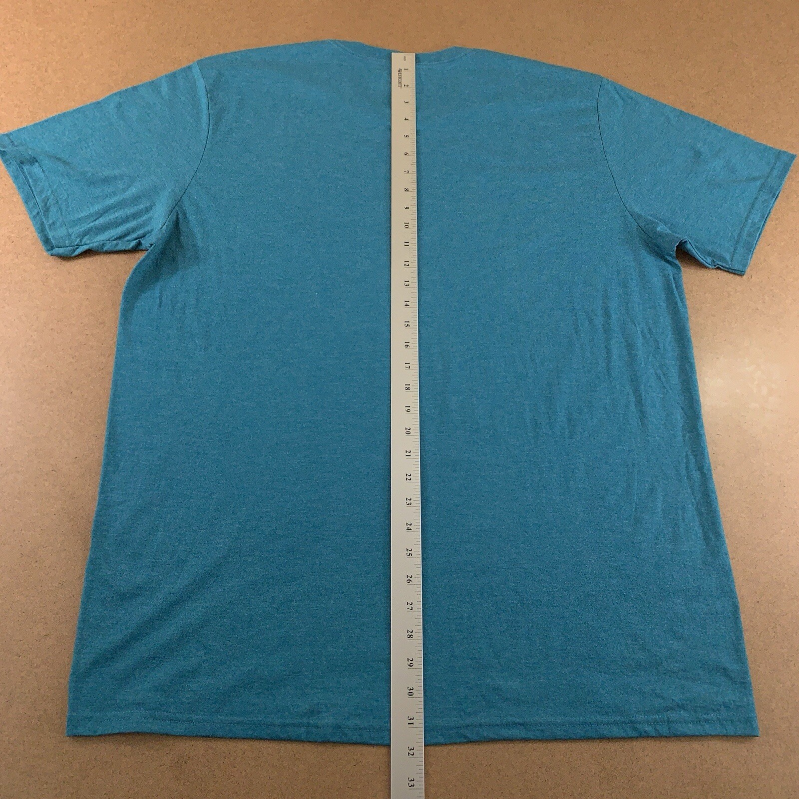 District Perfect Tri Mens 2XL Teal Gray Short Sleeve Crew Neck Tee 2 Pack New