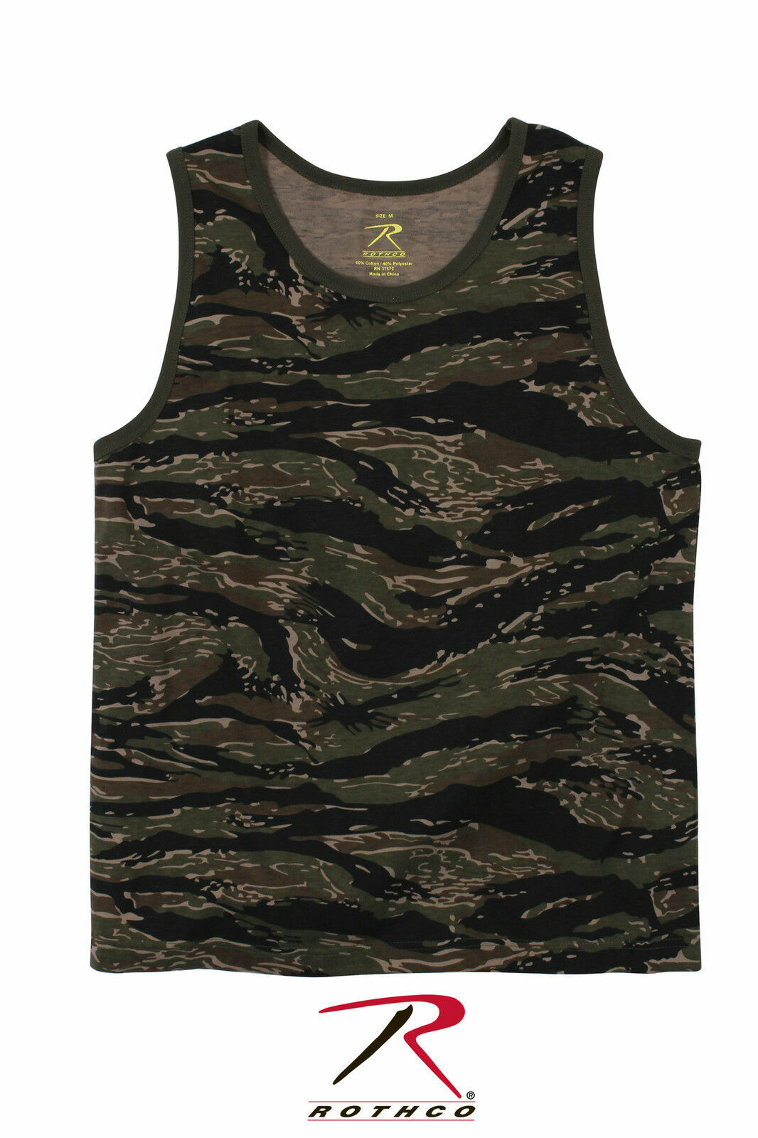 Camo and Solid Tank Tops Tactical Military Sleeveless Army Quality ROTHCO OR FOX