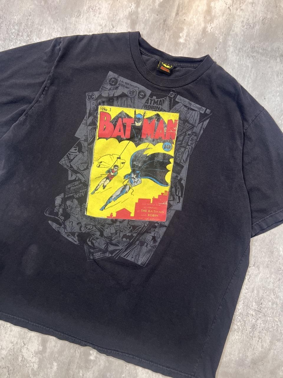 Batman Comic Book Graphic T Shirt Black DC XXL