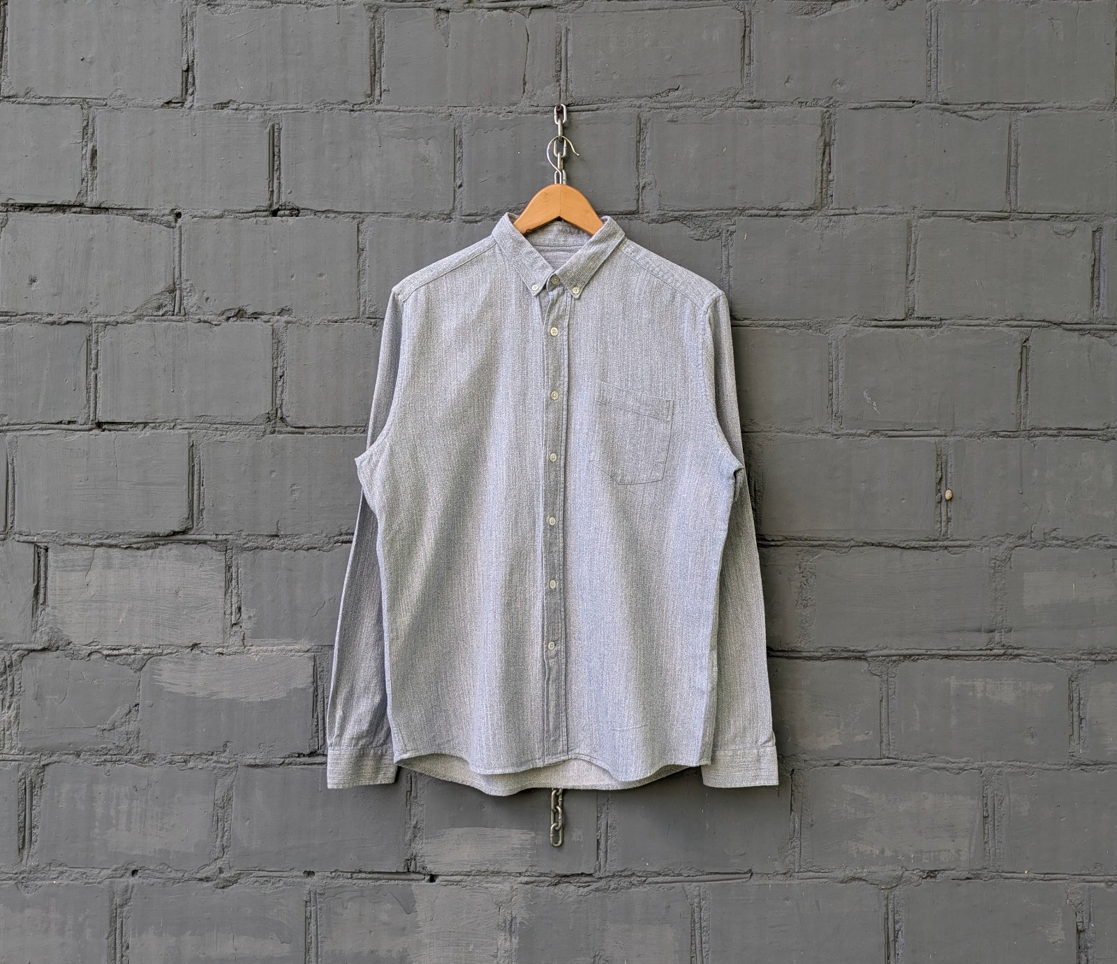 AMI Shirt Button Up Pocket Casual Alexandre Mattiussi