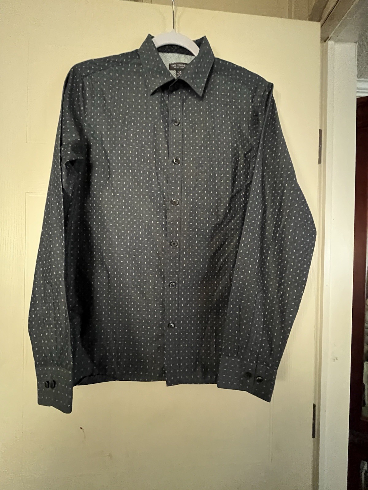 Ariat , Denim, Van, Retro Fitted Men’s XS, S Cotton Dress Shirt Snap Pockets