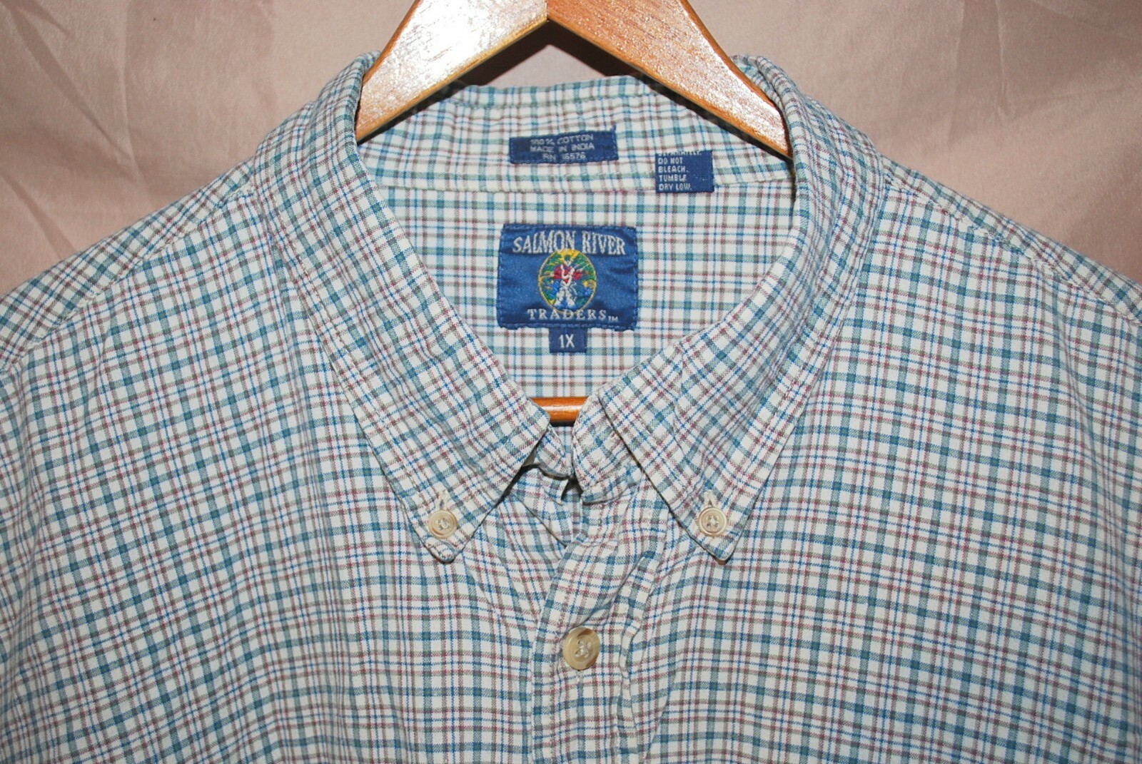 SALMON RIVER TRADERS – MEN’S SHORT SLEEVE XL Outdoor Spring Summer Fall Shirt