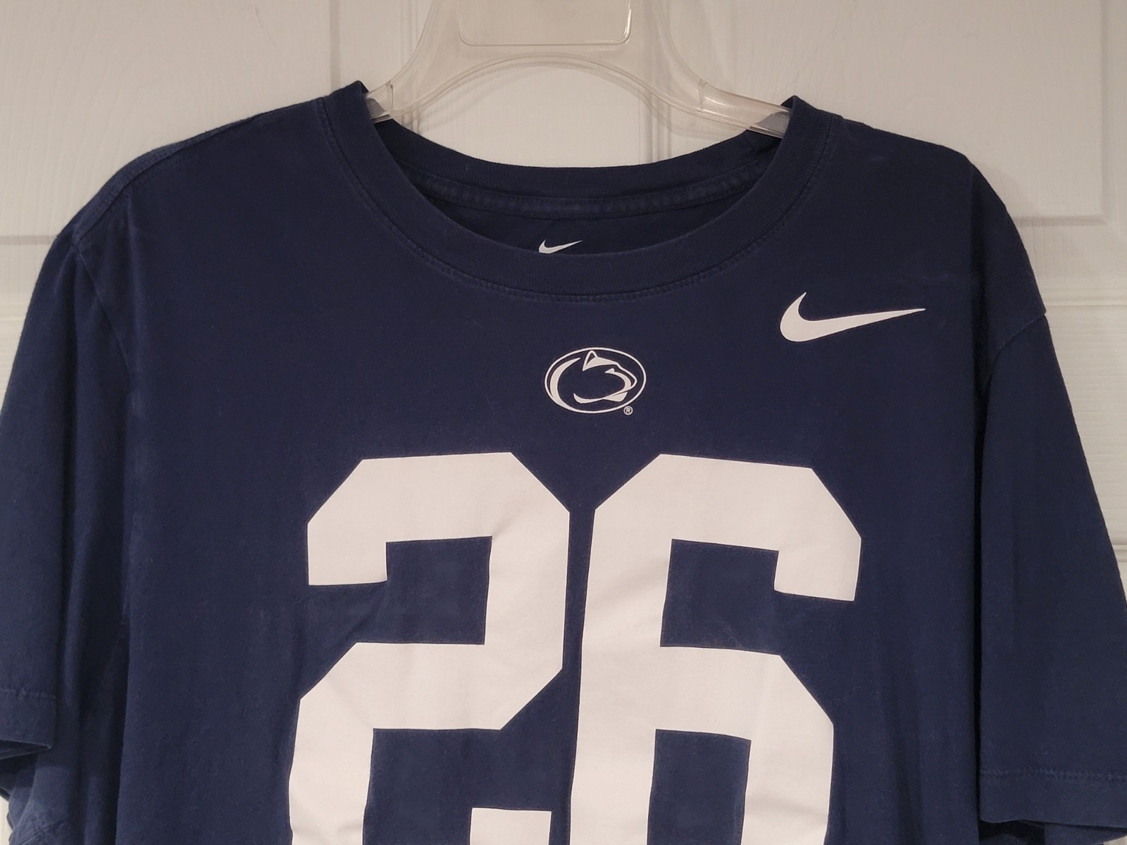 Nike – Penn State University- Saquon Barkley – #26 Player Jersey T Shirt – Large