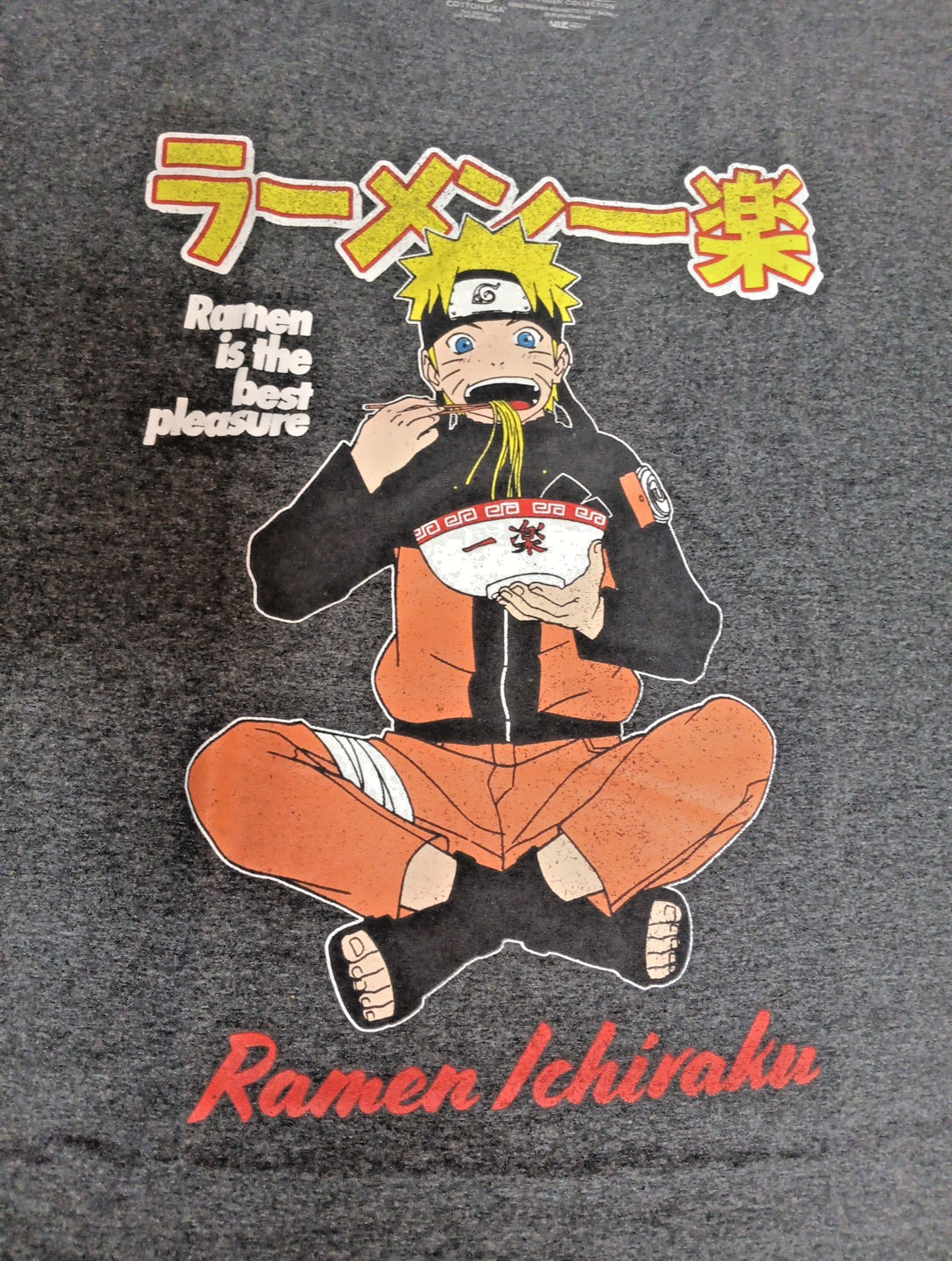 Naruto Shippuden Collection Mens T-shirt Shirt NEW Size 2XL 50/50 Cotton/Poly
