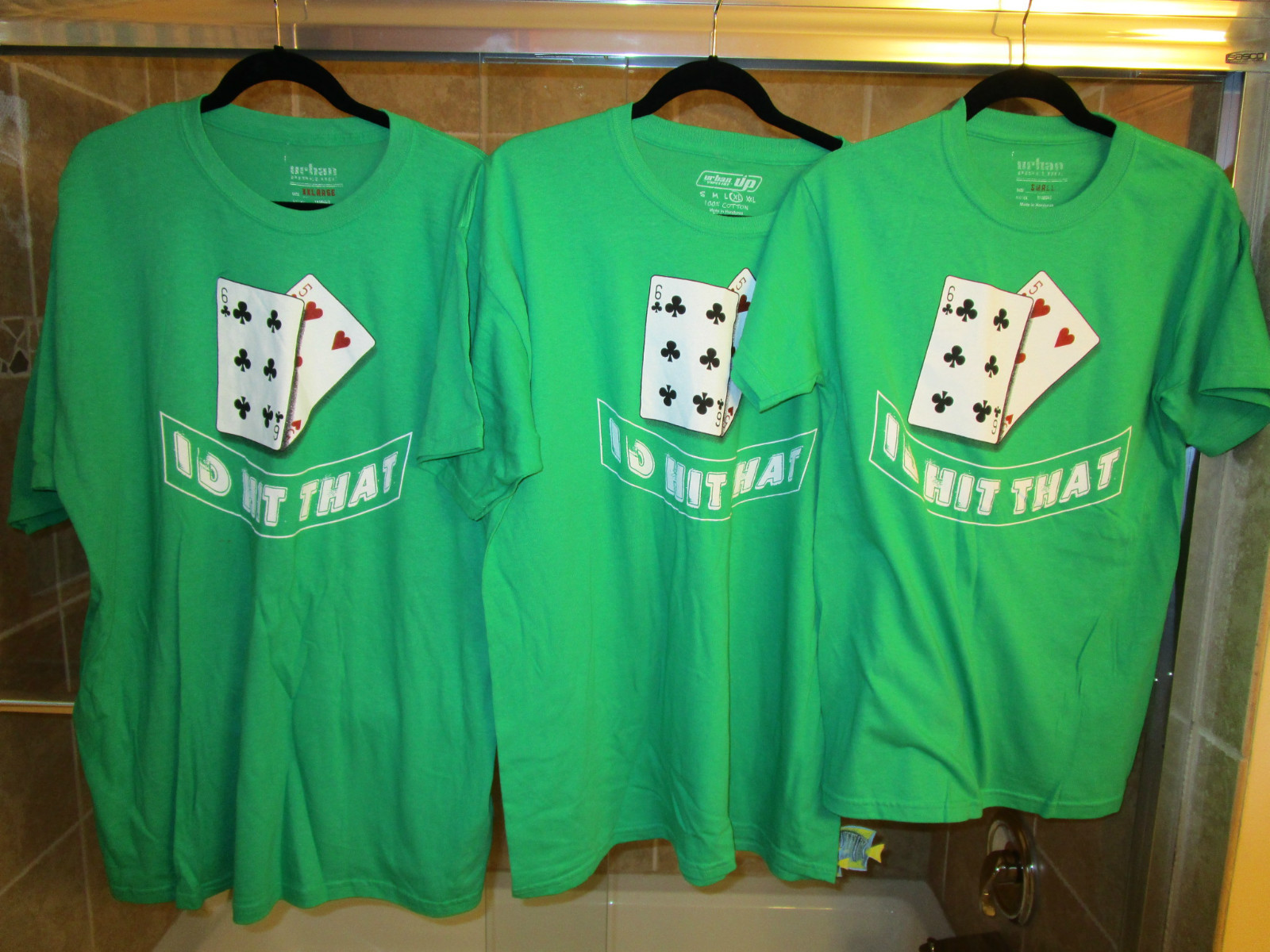 URBAN PIPELINE SHIRT – I’D HIT THAT – 6 & 5 MEANS 11 IN BLACKJACK – 100% COTTON