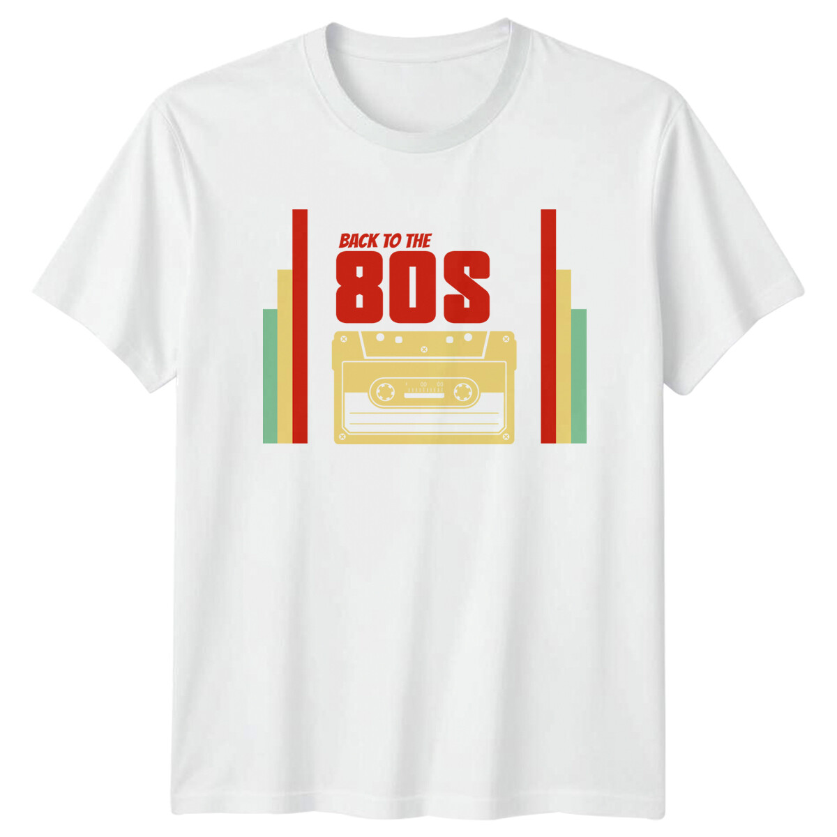 Back To The 80S Cassette Tape Retro Graphic Print Mens Womens T-Shirt