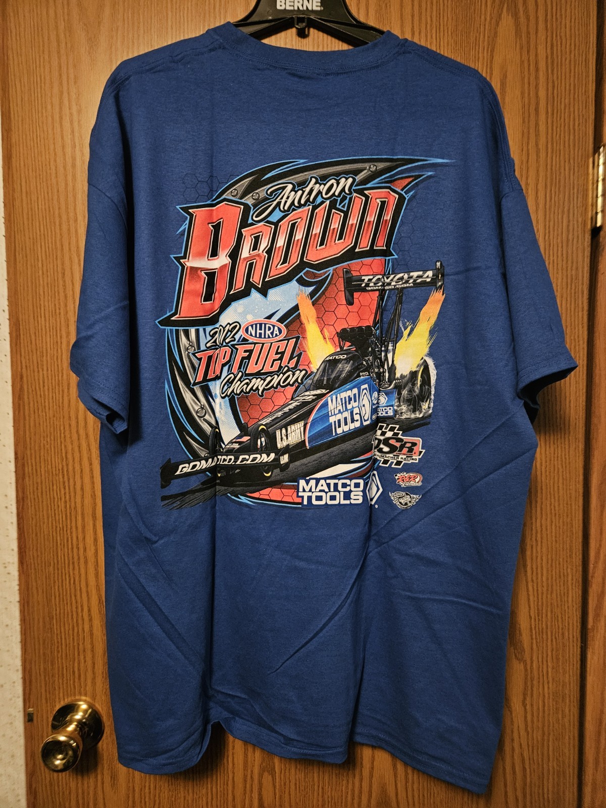 Antron Brown Matco Tools Racing Gildan T-shirt. Men’s Size 3XL. Brand New!