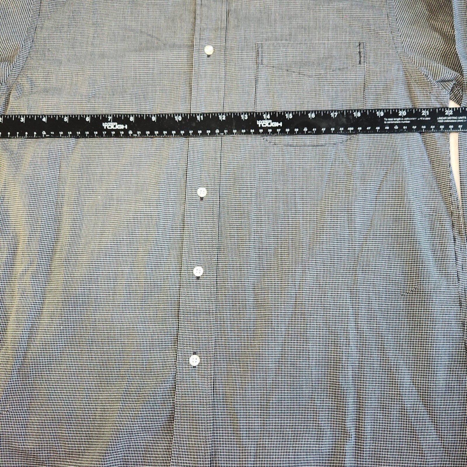 BROOKS BROTHERS Button Down Shirt Mens 15.5 – 2 Black Gingham Micro Check