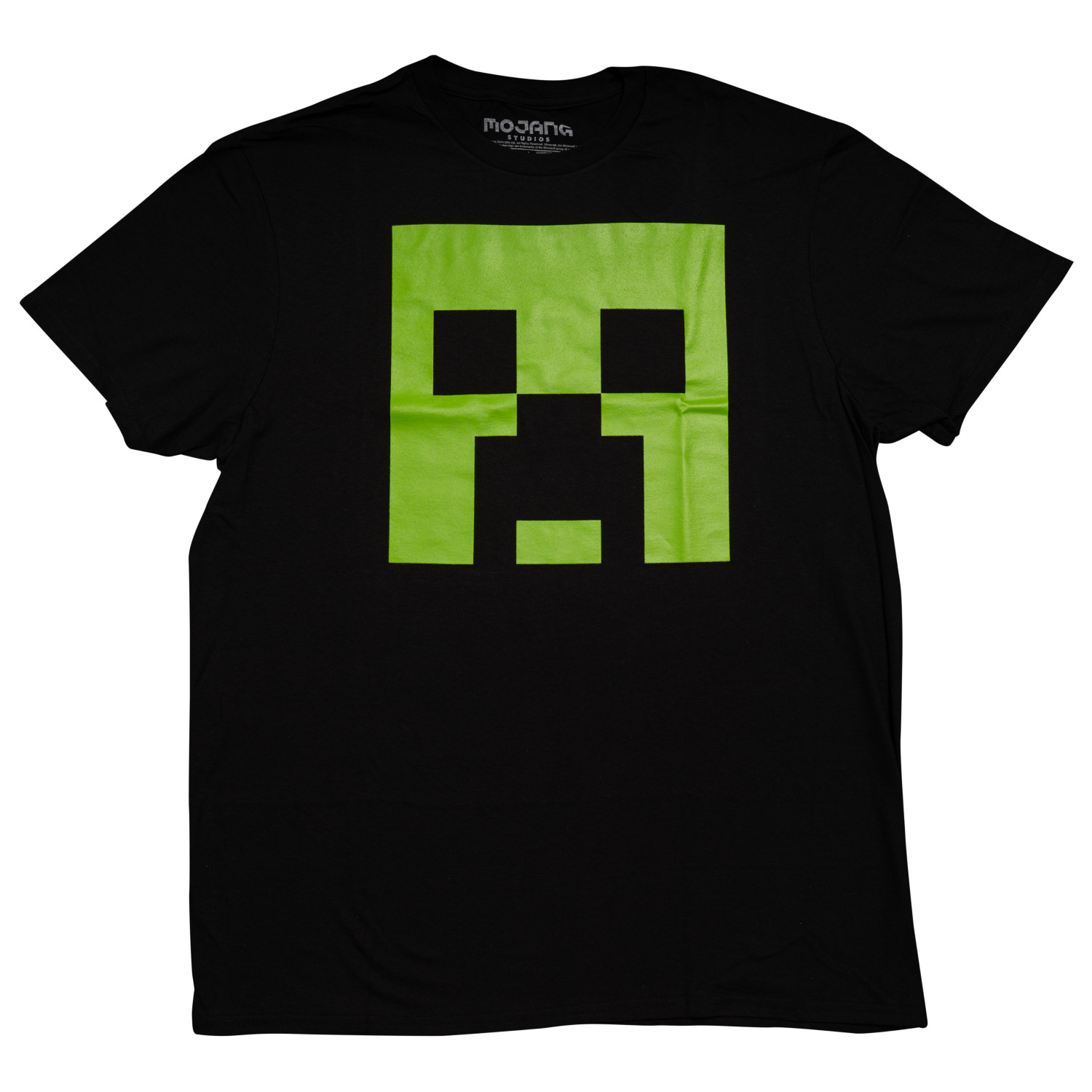 Minecraft Fear The Creeper Glow in Dark 2 Piece Adult T-Shirt Set
